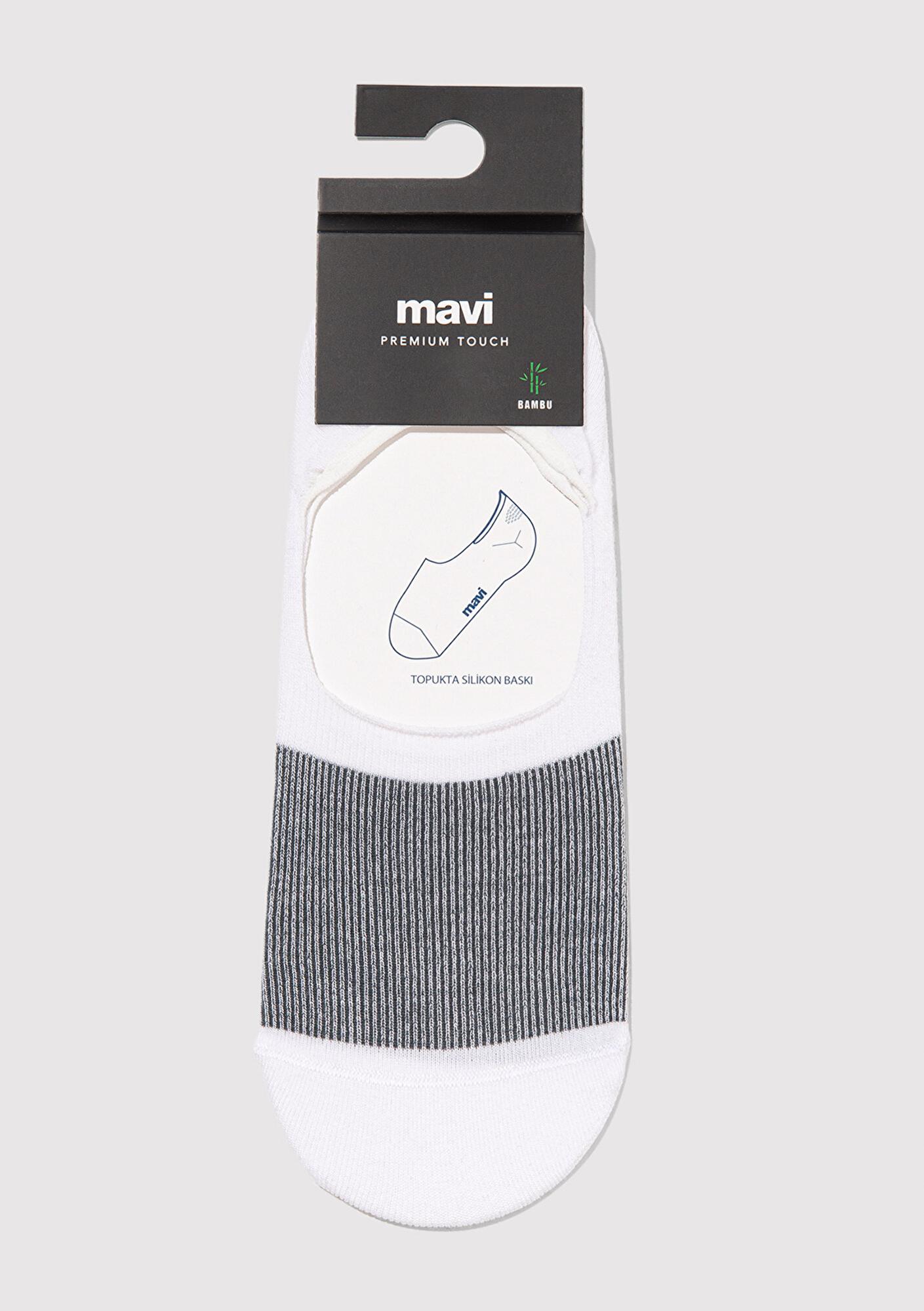 Mavi Beyaz Babet Çorap 0911399-620