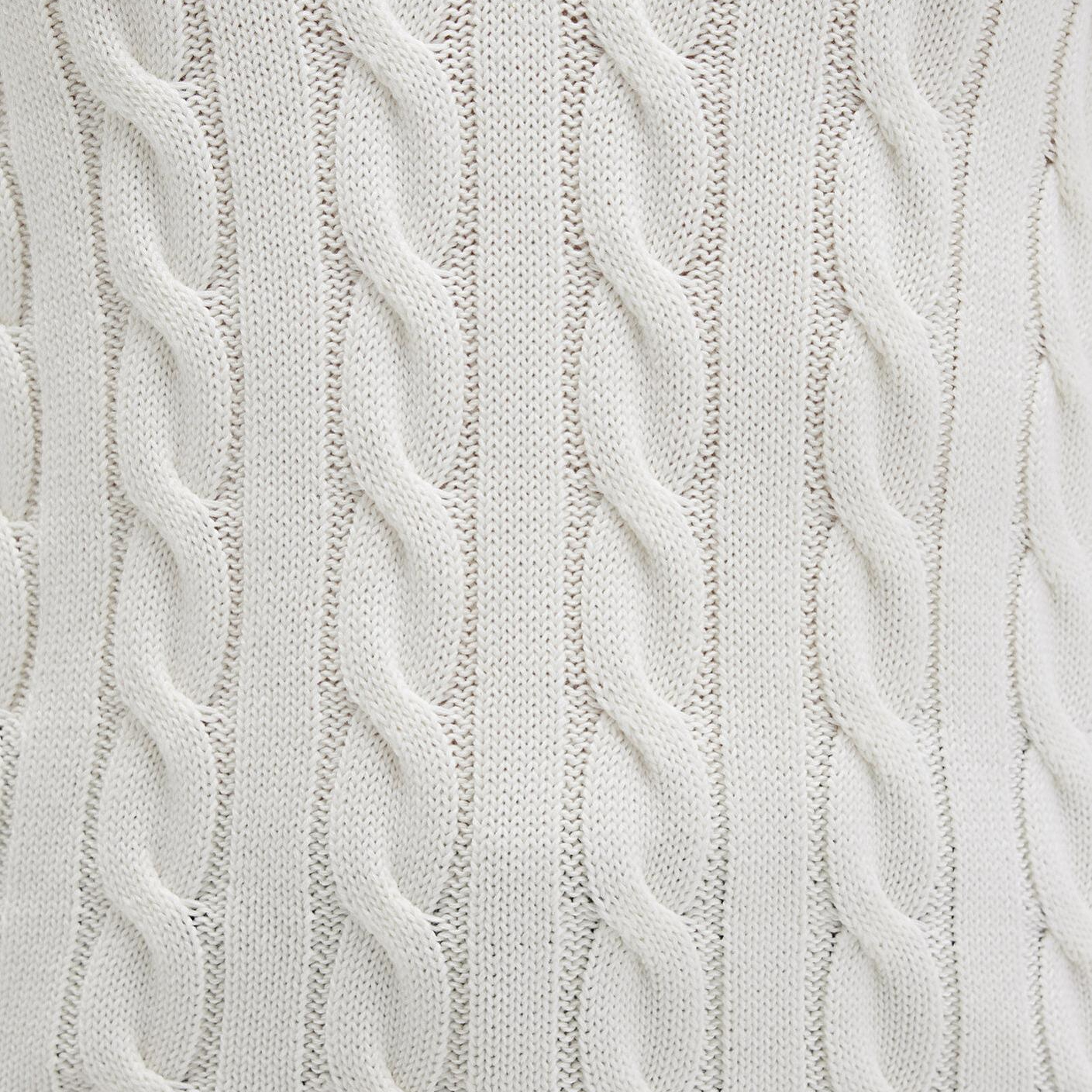 Mavi İpek Karışımlı V Yaka Ekru Kazak Slim Fit / Dar Kesim 1710720-70057