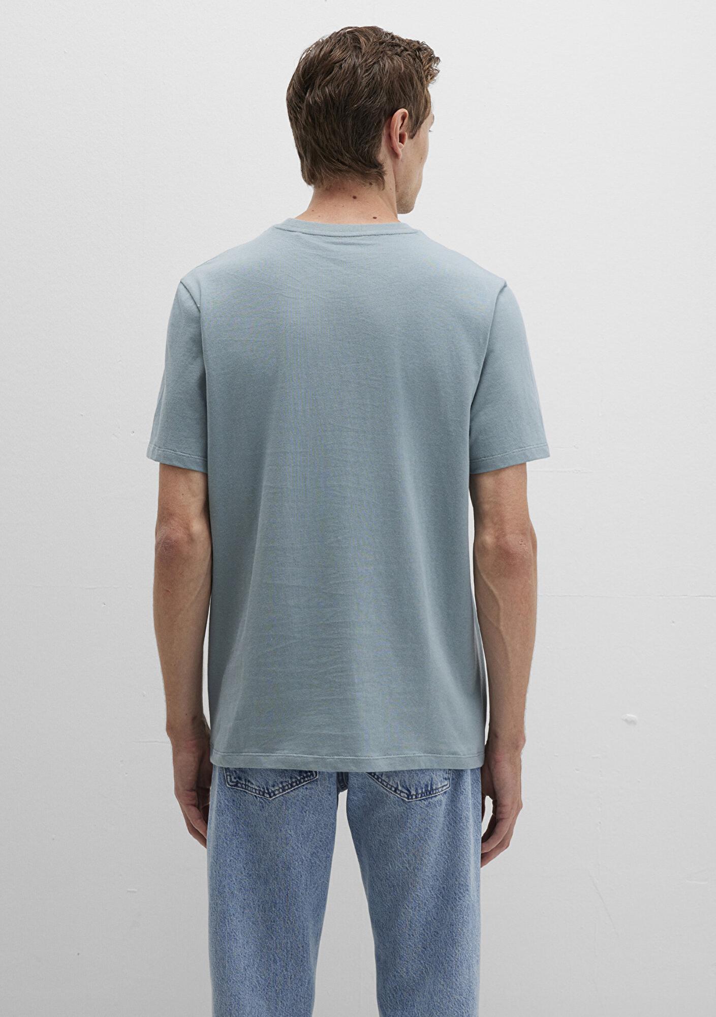 Mavi Mavi Logo Baskılı Yeşil Tişört Regular Fit / Normal Kesim 0612936-70118