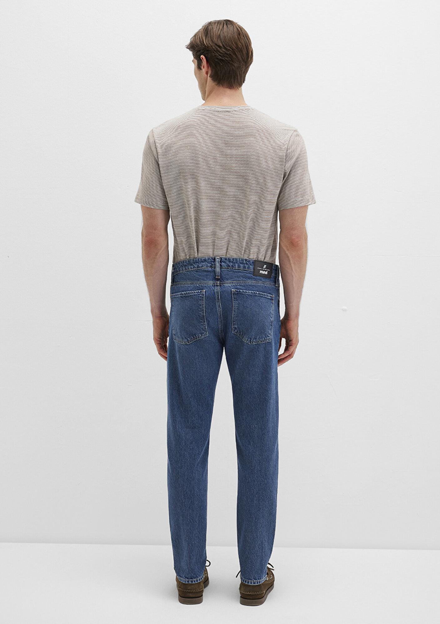 Mavi Milan Street Puslu Koyu Mavi Jean Pantolon 0081088217