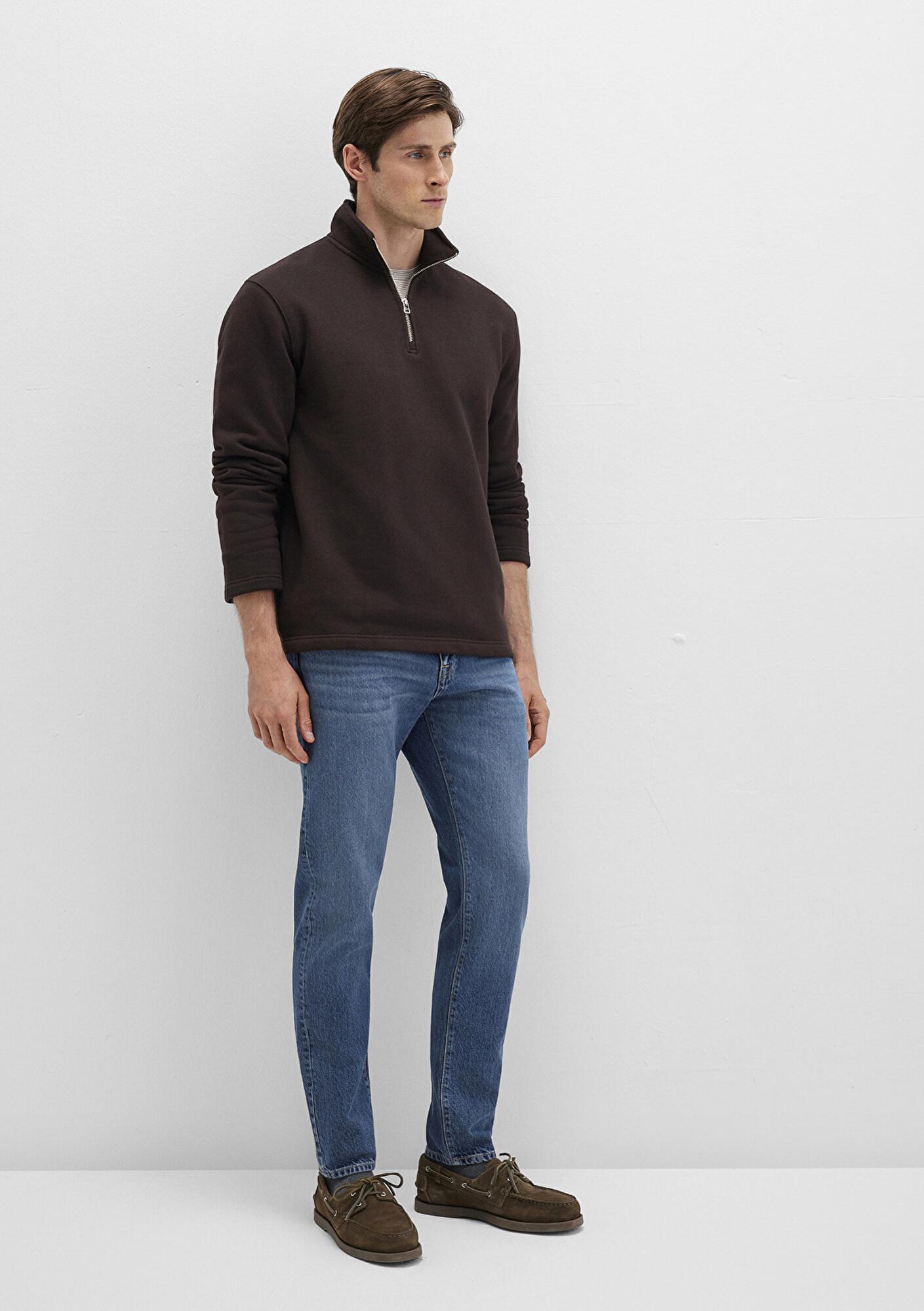 Mavi Milan Street Puslu Koyu Mavi Jean Pantolon 0081088217