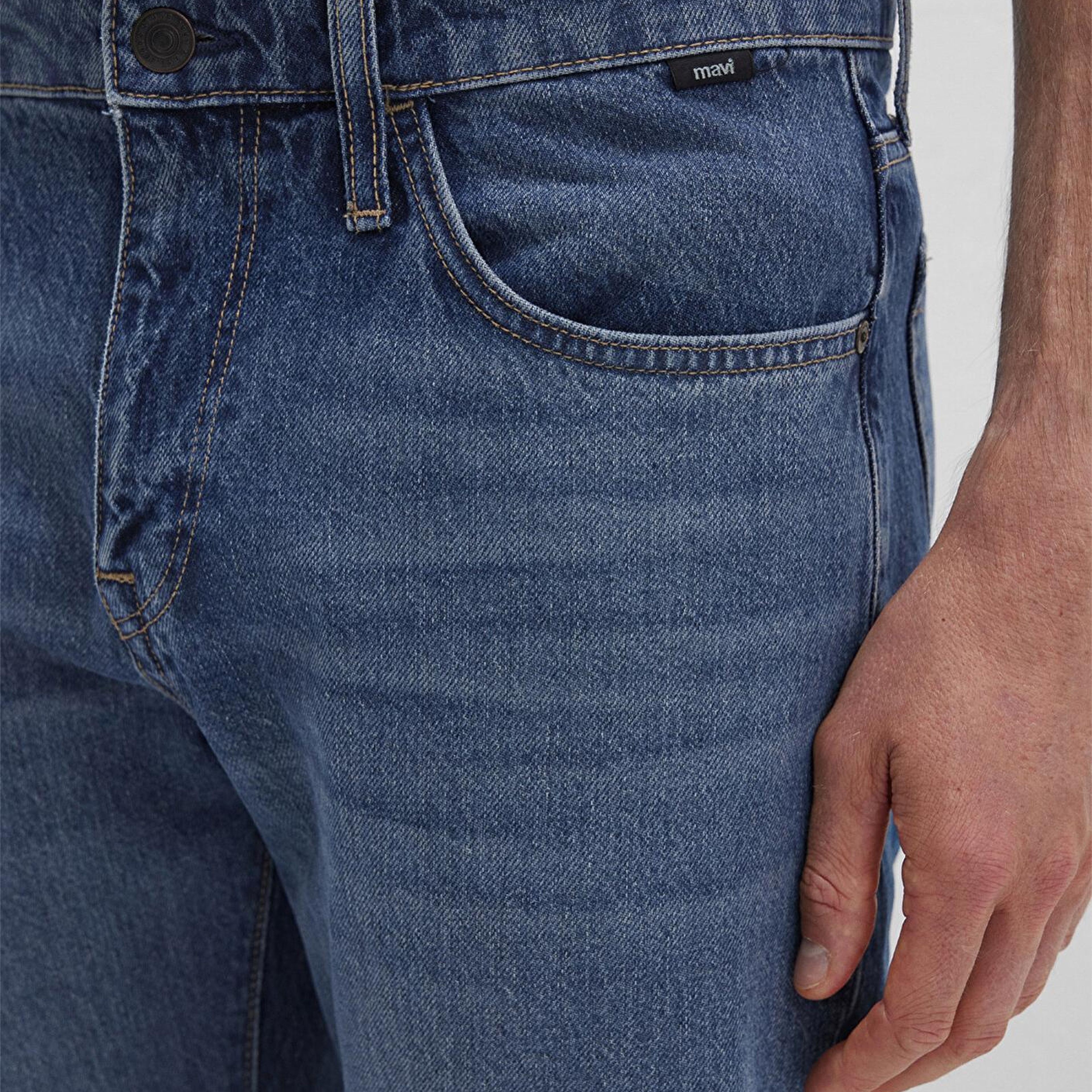 Mavi Milan Street Puslu Koyu Mavi Jean Pantolon 0081088217