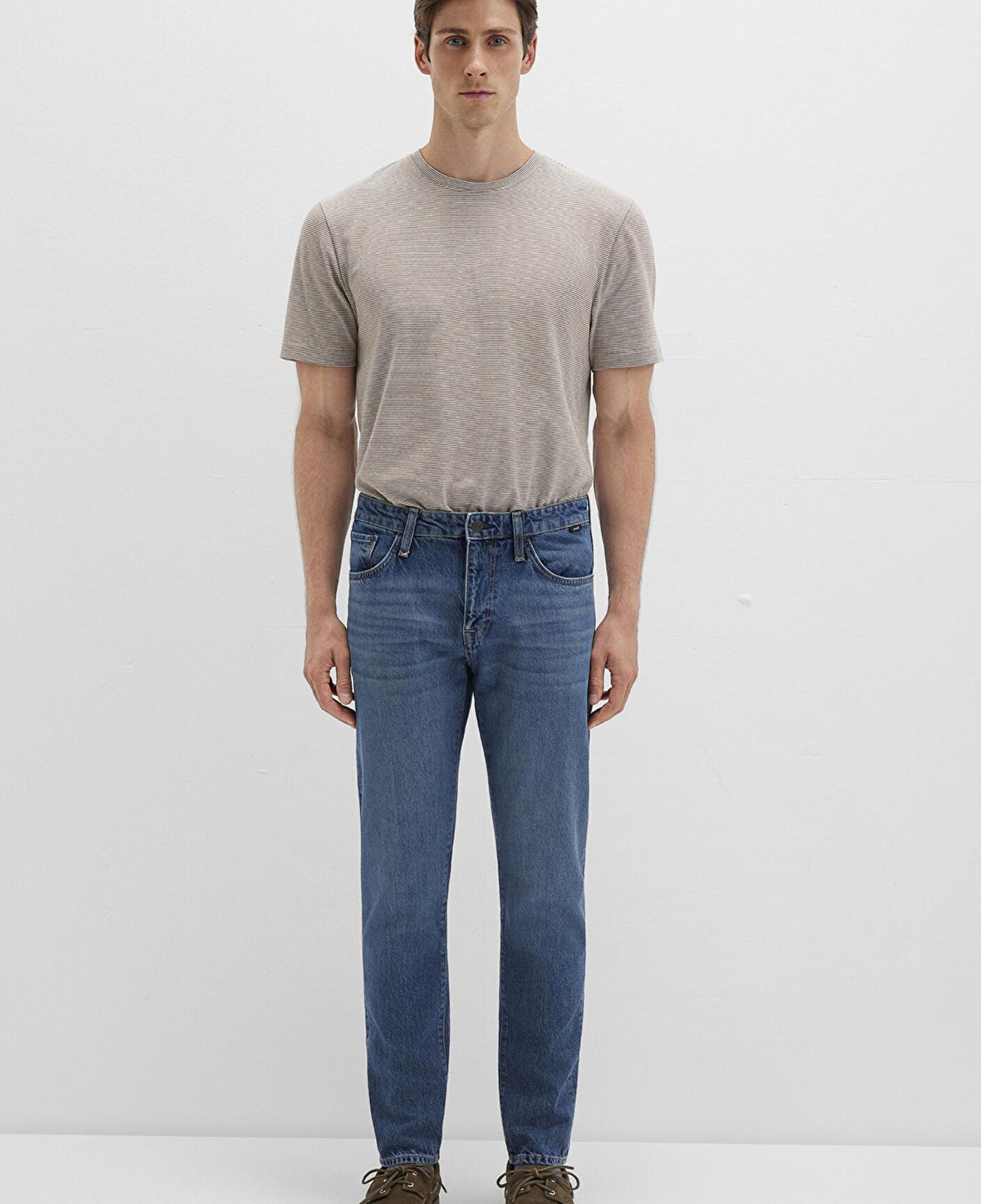 Mavi Milan Street Puslu Koyu Mavi Jean Pantolon 0081088217