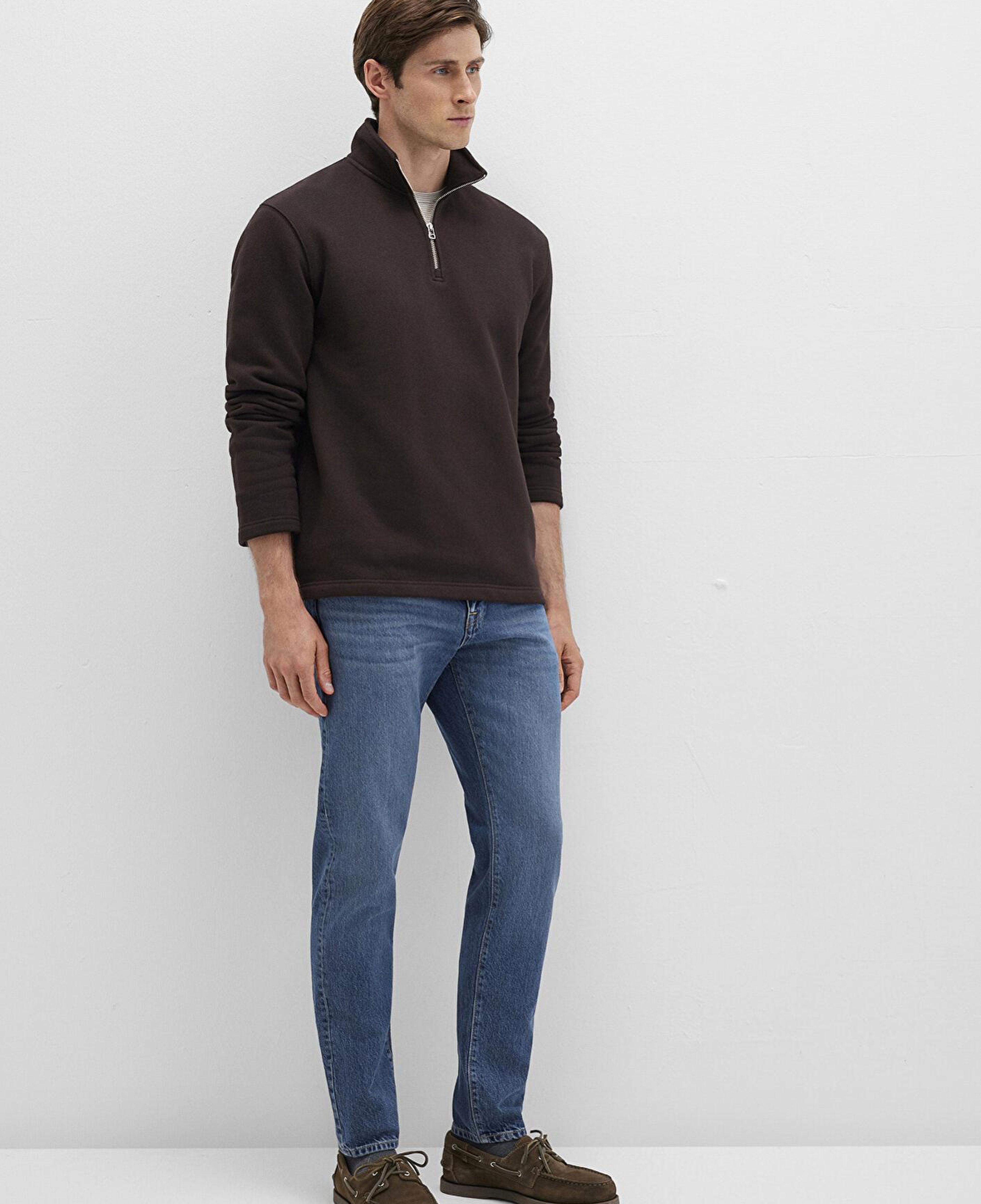 Mavi Milan Street Puslu Koyu Mavi Jean Pantolon 0081088217