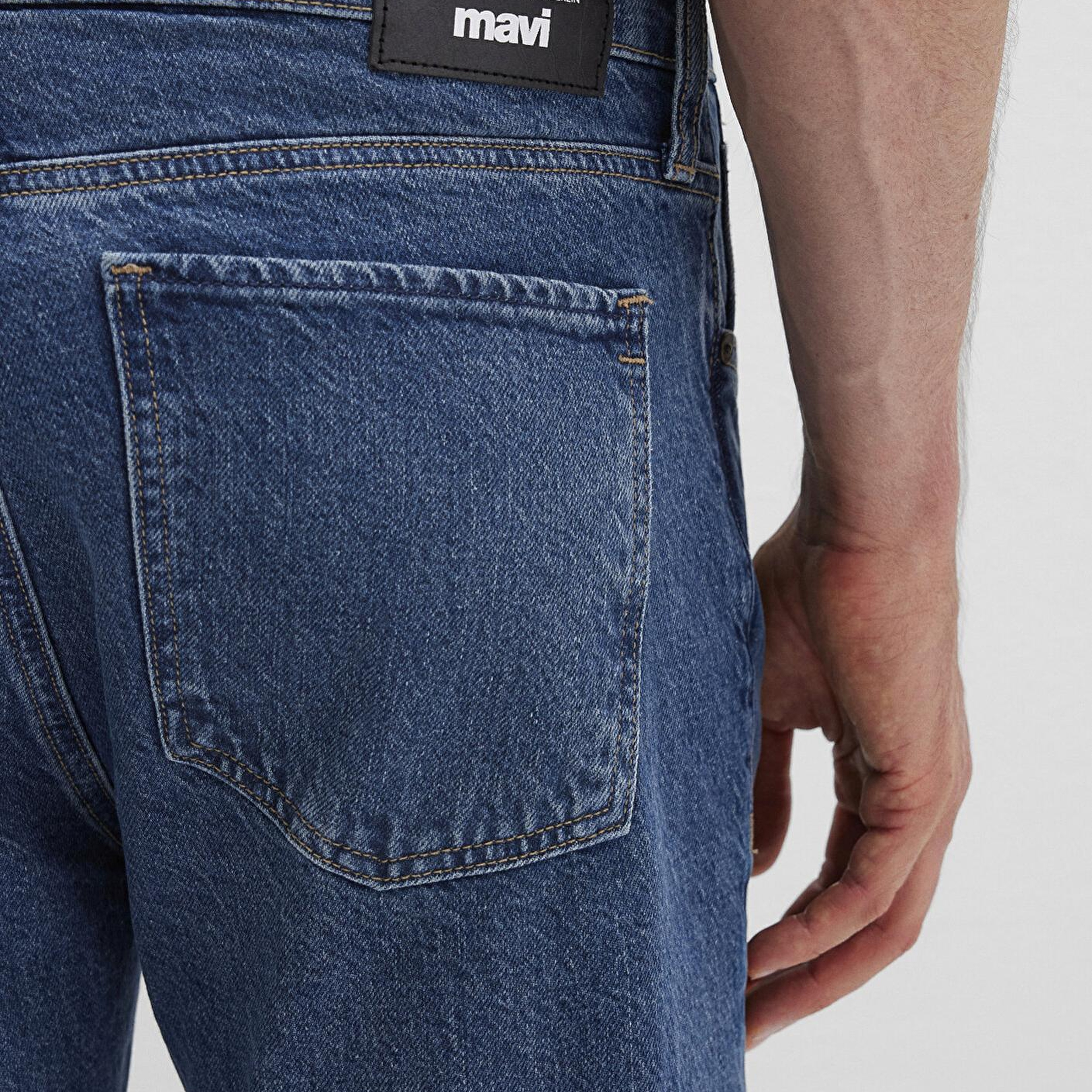 Mavi Milan Street Puslu Koyu Mavi Jean Pantolon 0081088217