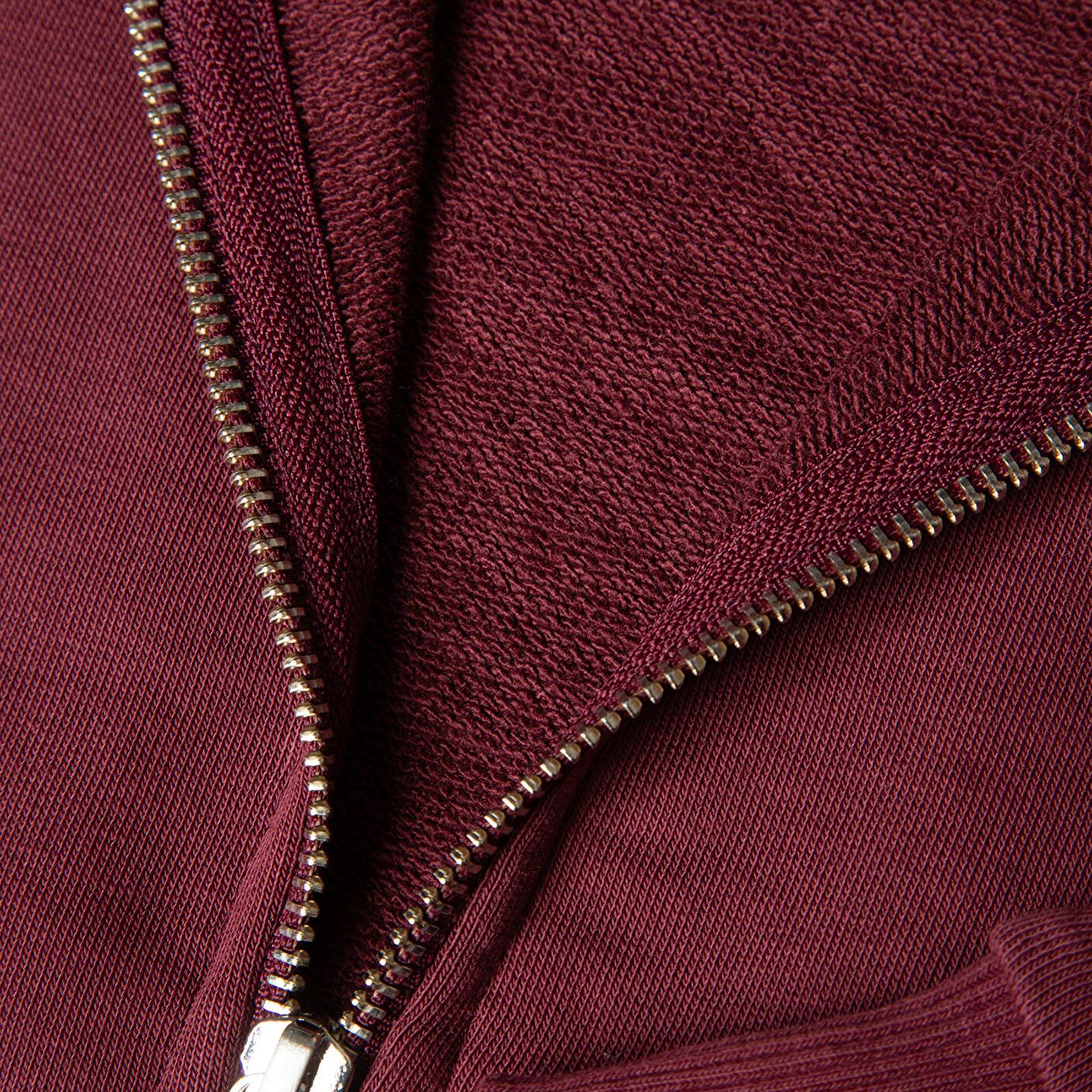Mavi Biye Detaylı Fermuarlı Bordo Sweatshirt 1S10365-70393