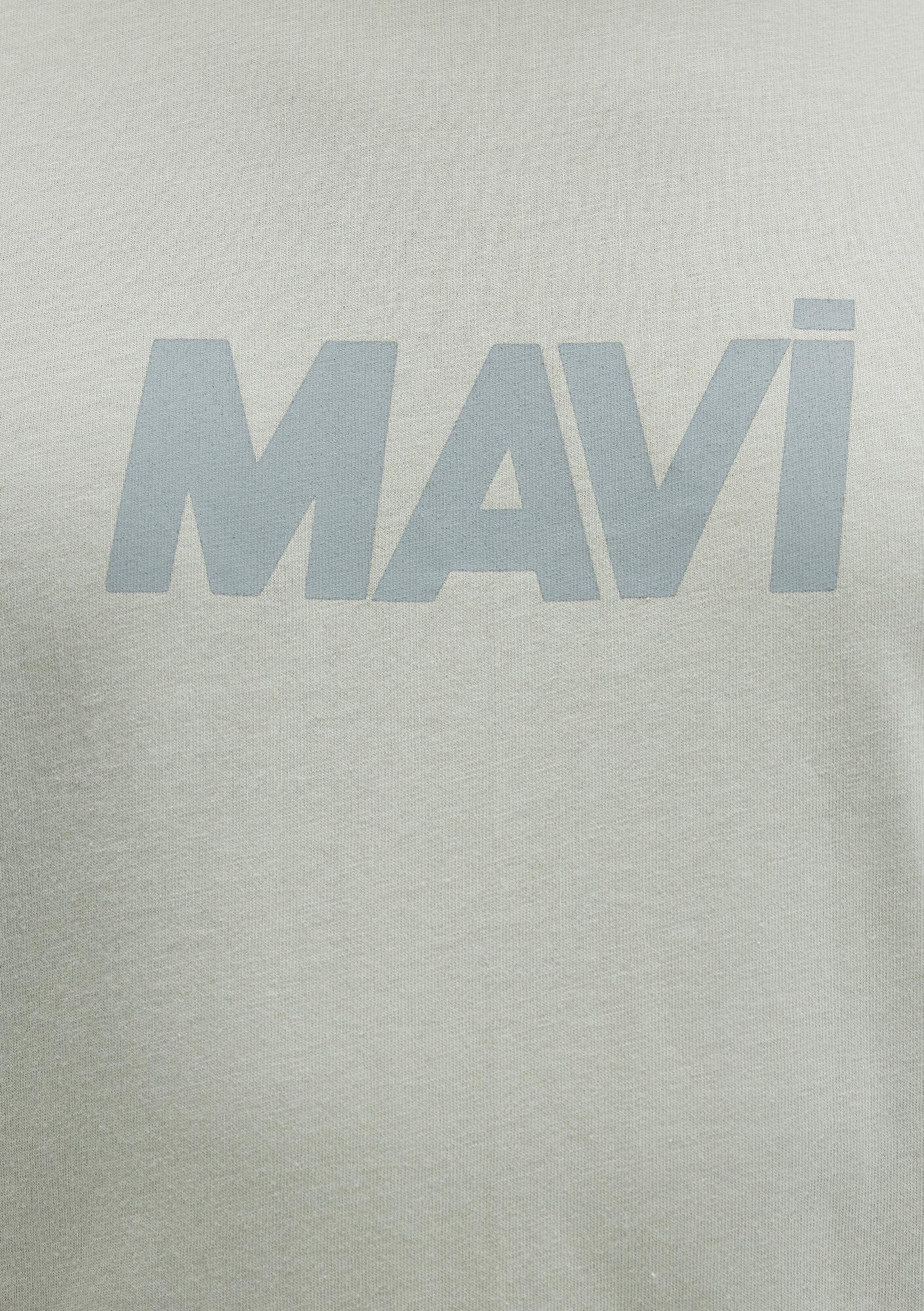 Mavi Mavi Logo Baskılı Yeşil Tişört Regular Fit / Normal Kesim 0612896-83995