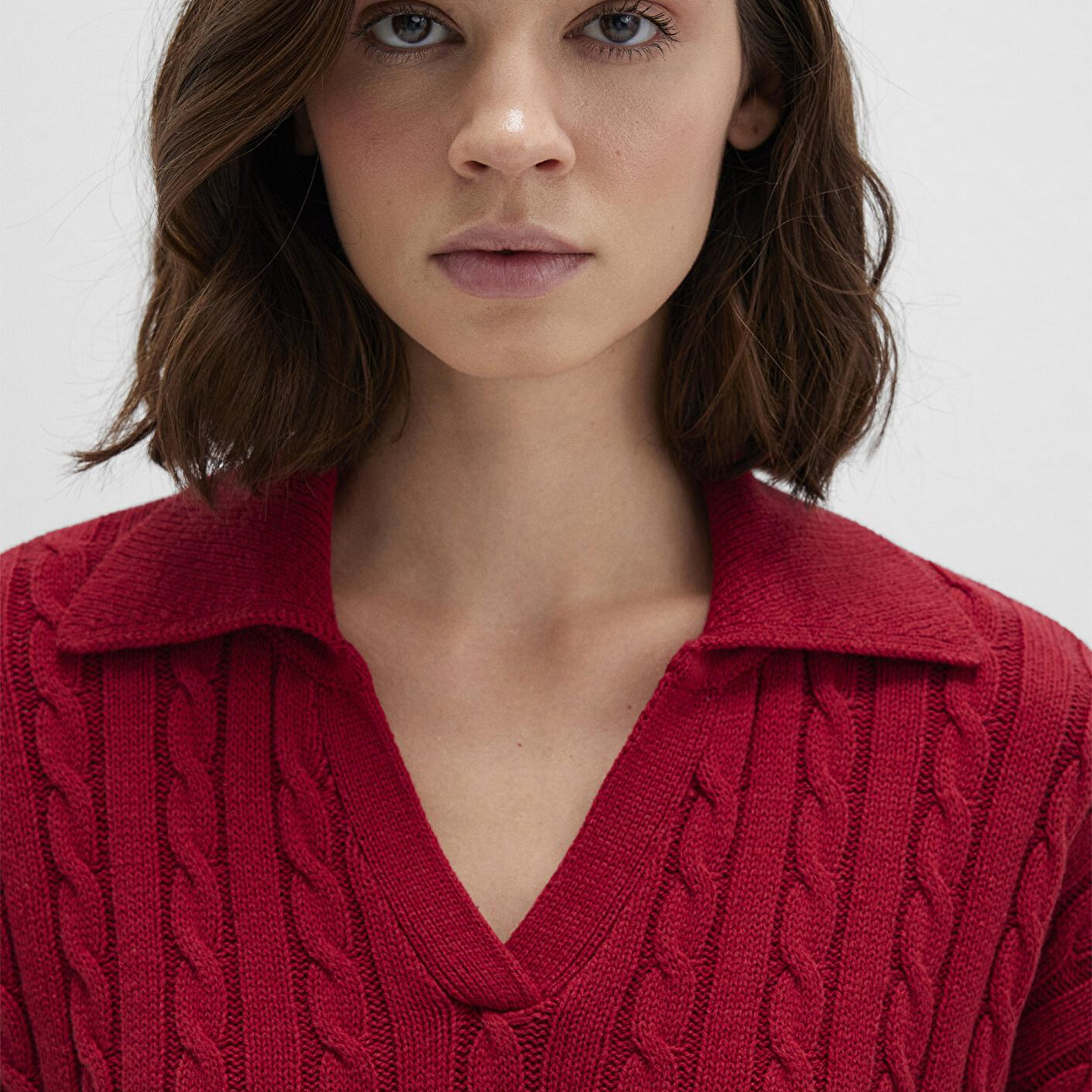 Mavi Kırmızı Triko Polo 1710717-70391