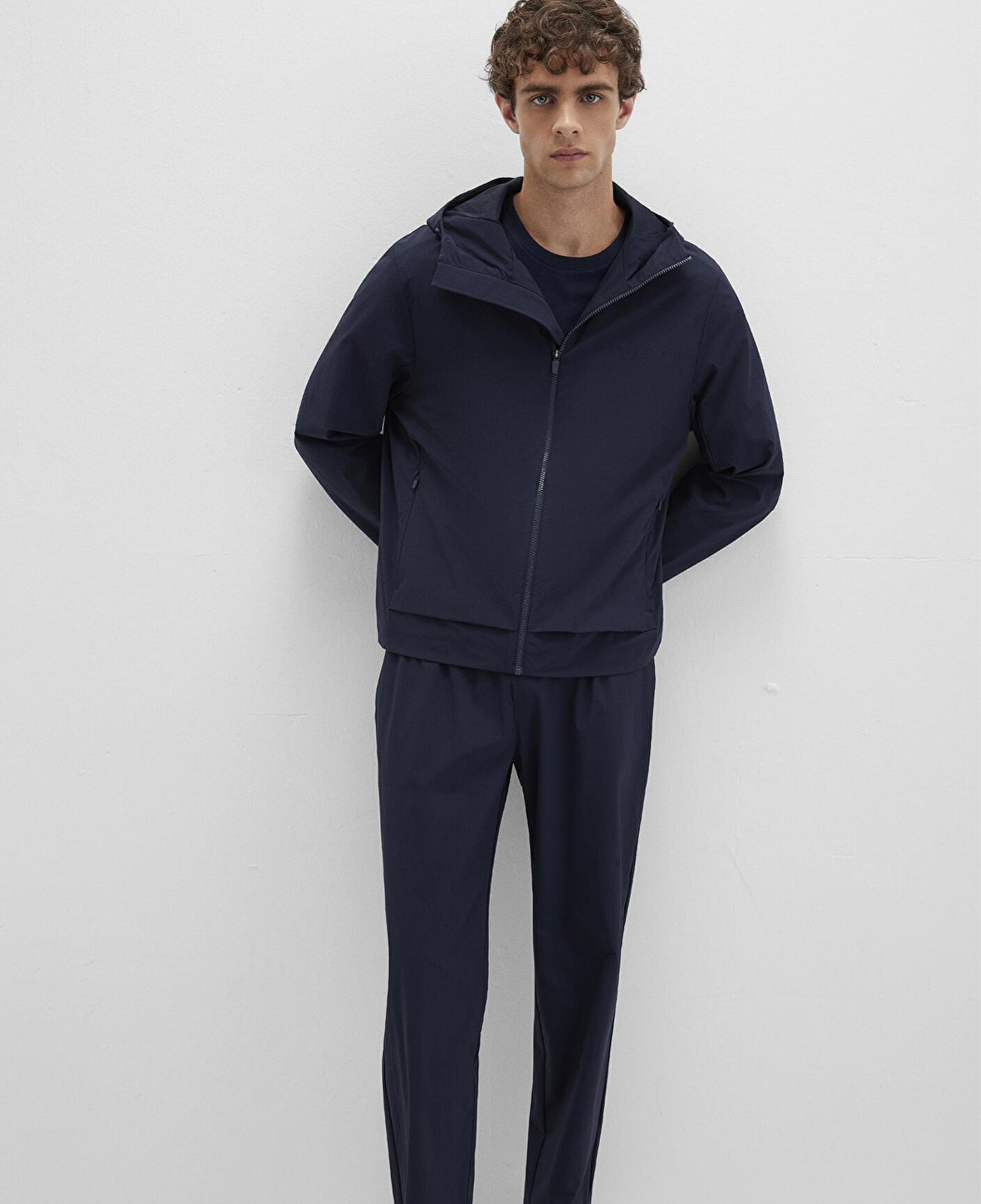 Mavi Kapüşonlu Lacivert Spor Ceket Regular Fit / Normal Kesim 0110728-86623