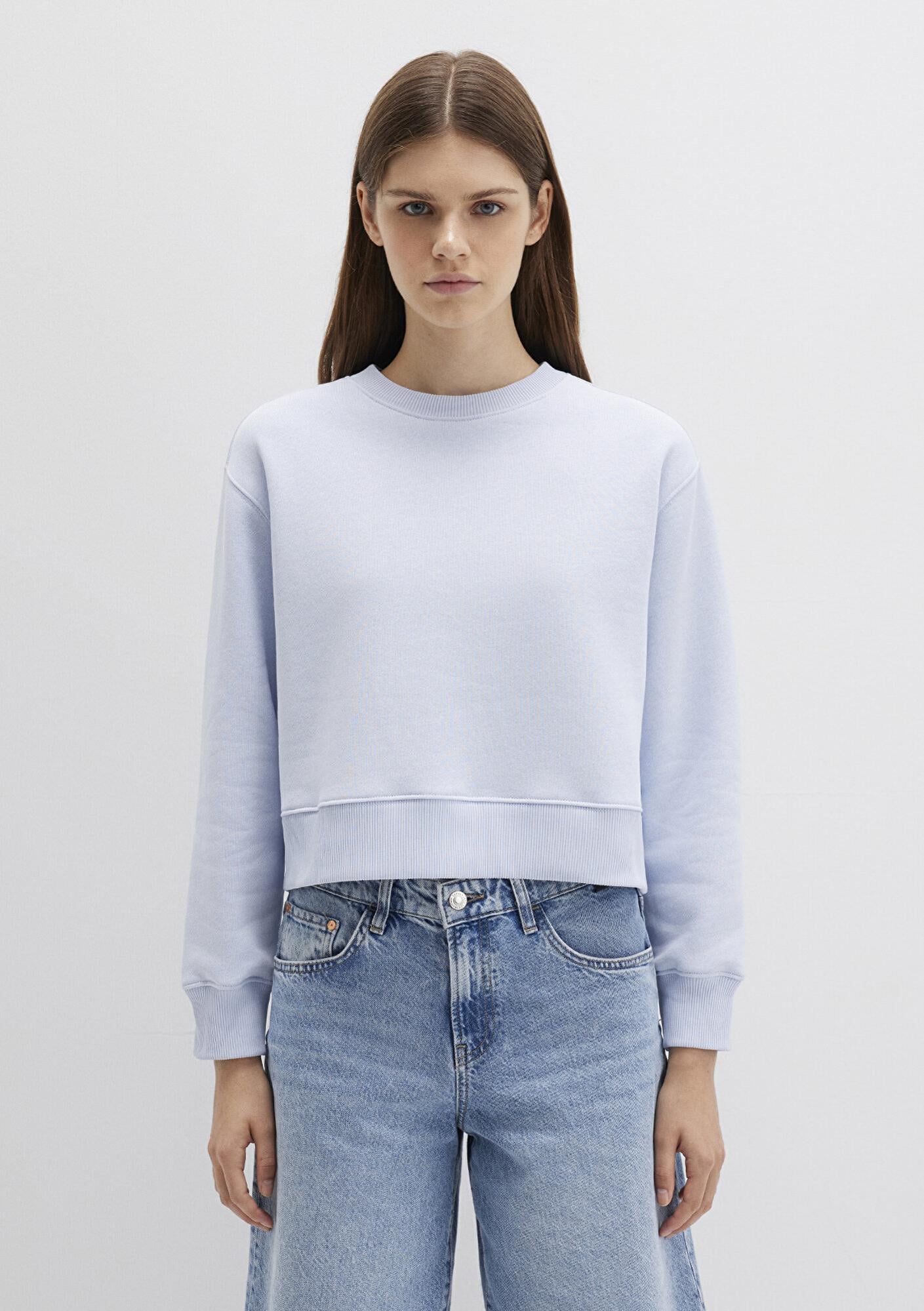 Mavi Bisiklet Yaka Mavi Sweatshirt 1S10387-89201