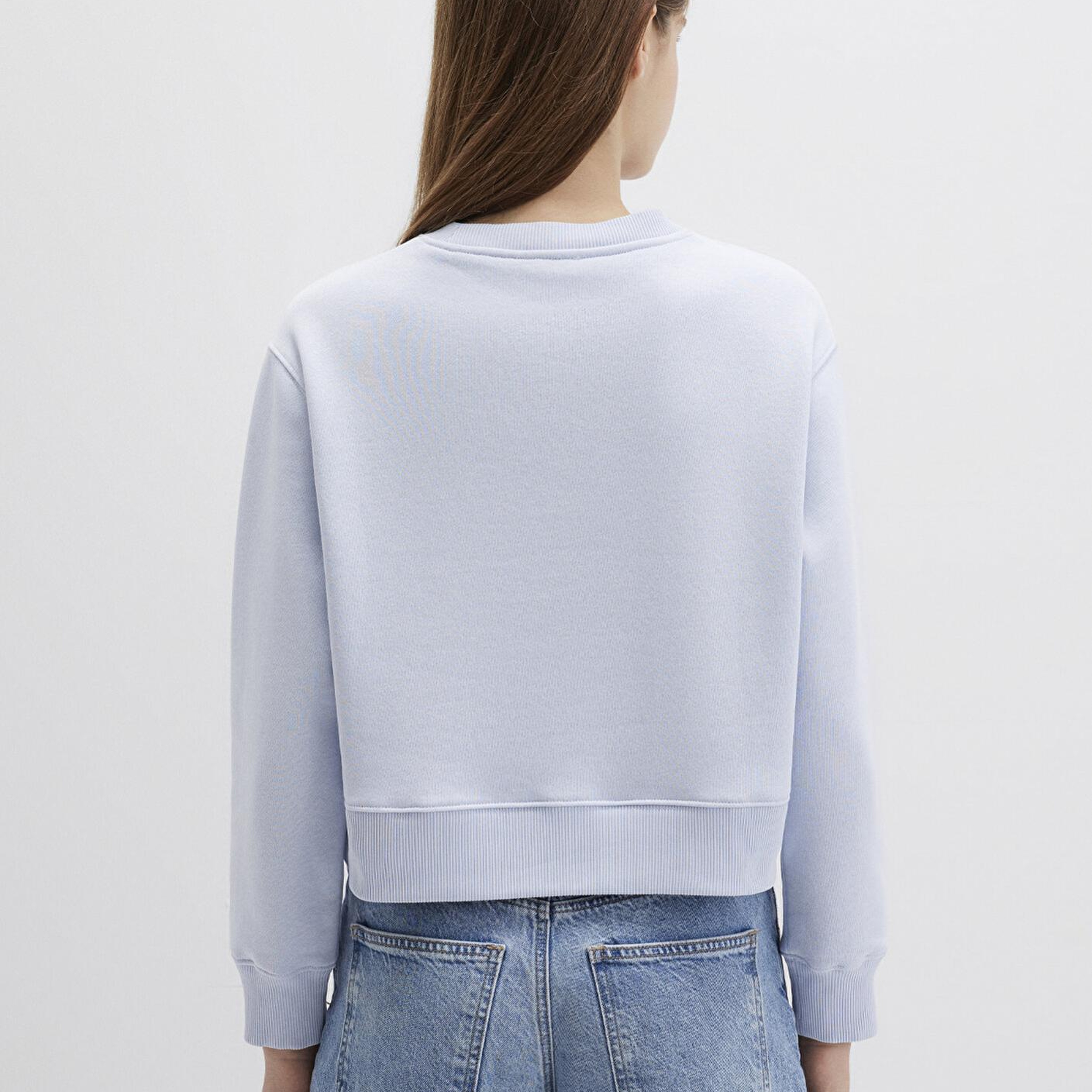 Mavi Bisiklet Yaka Mavi Sweatshirt 1S10387-89201