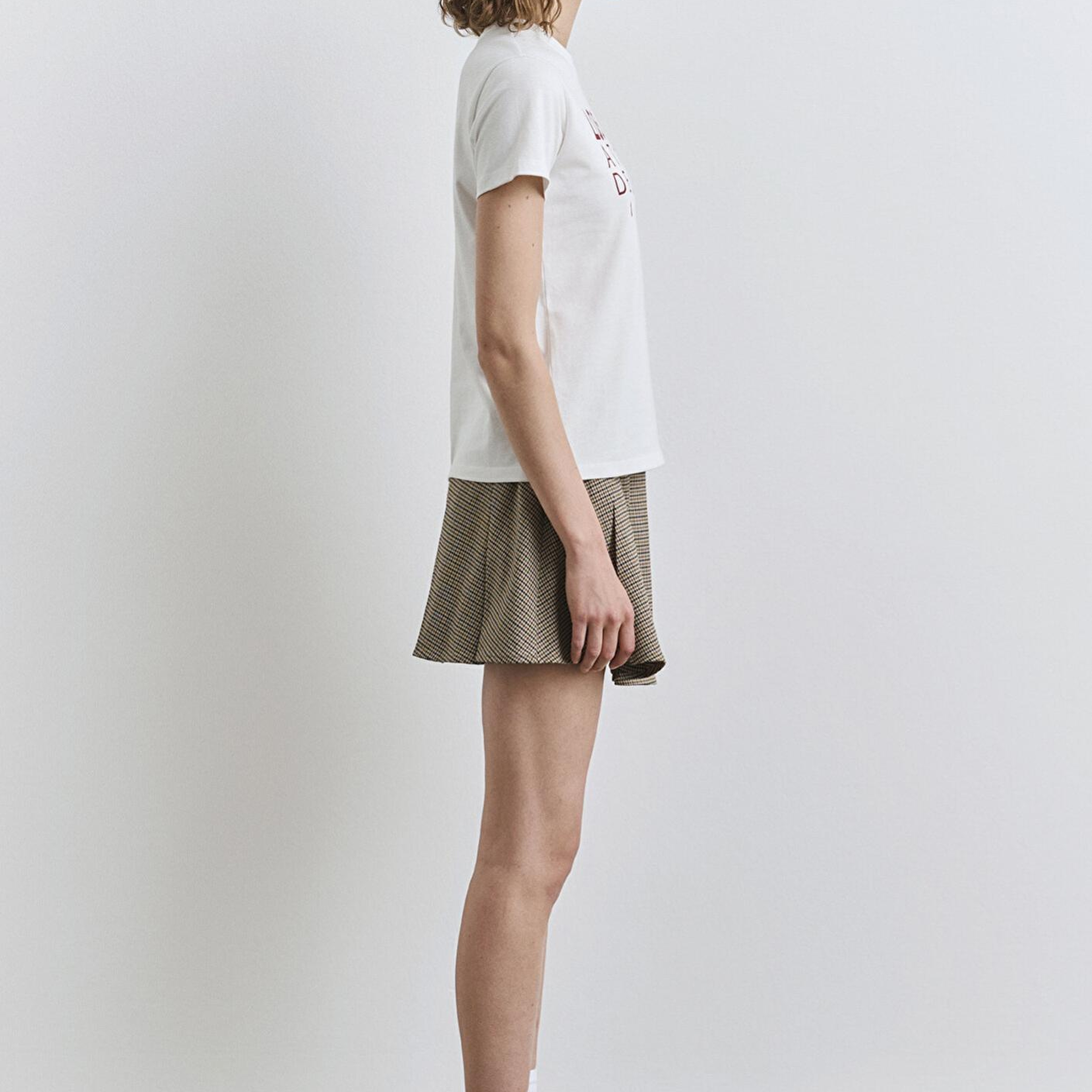 Mavi Los Angeles Baskılı Ekru Tişört Regular Fit / Normal Kesim 1613375-70057