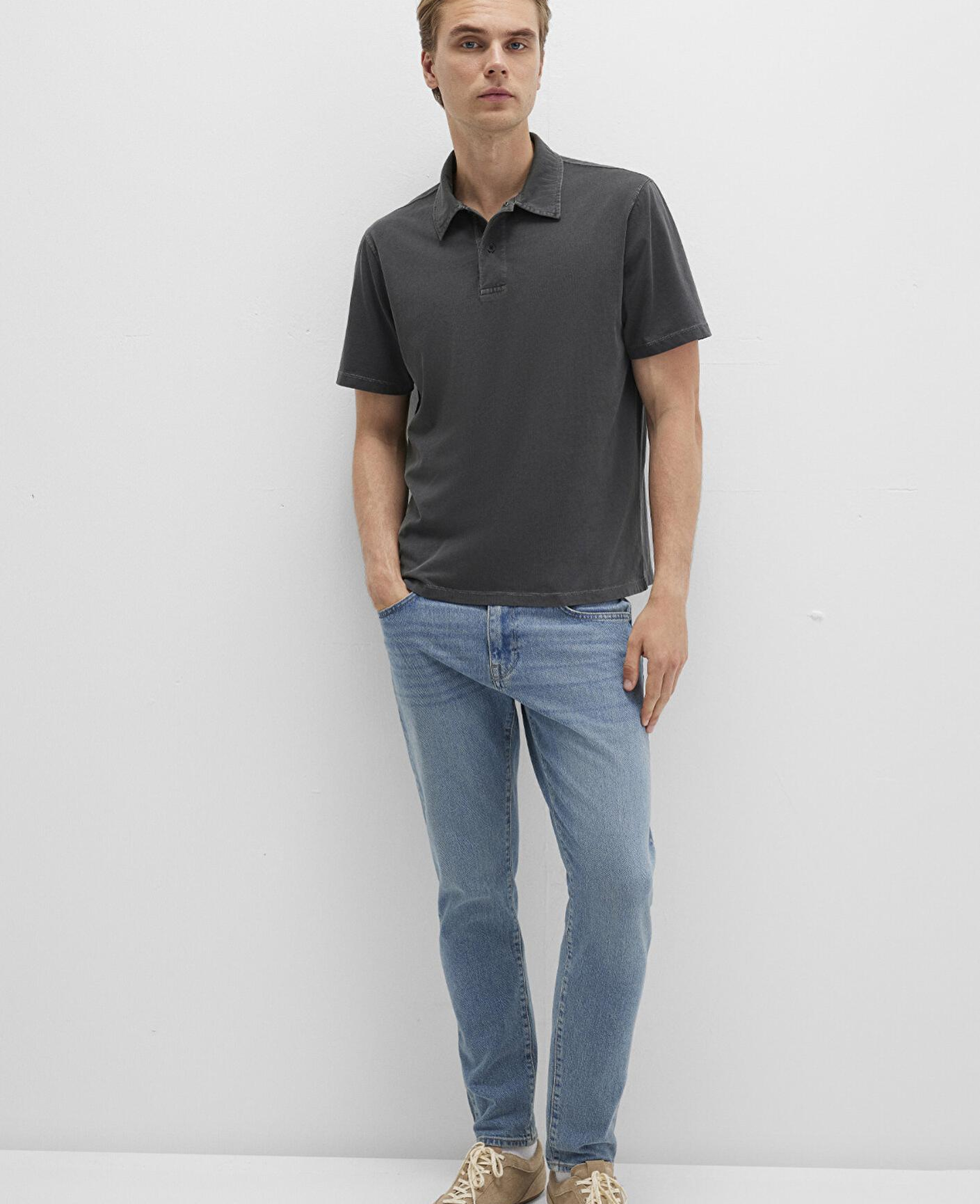 Mavi Antrasit Polo Tişört Regular Fit / Normal Kesim 0612940-900