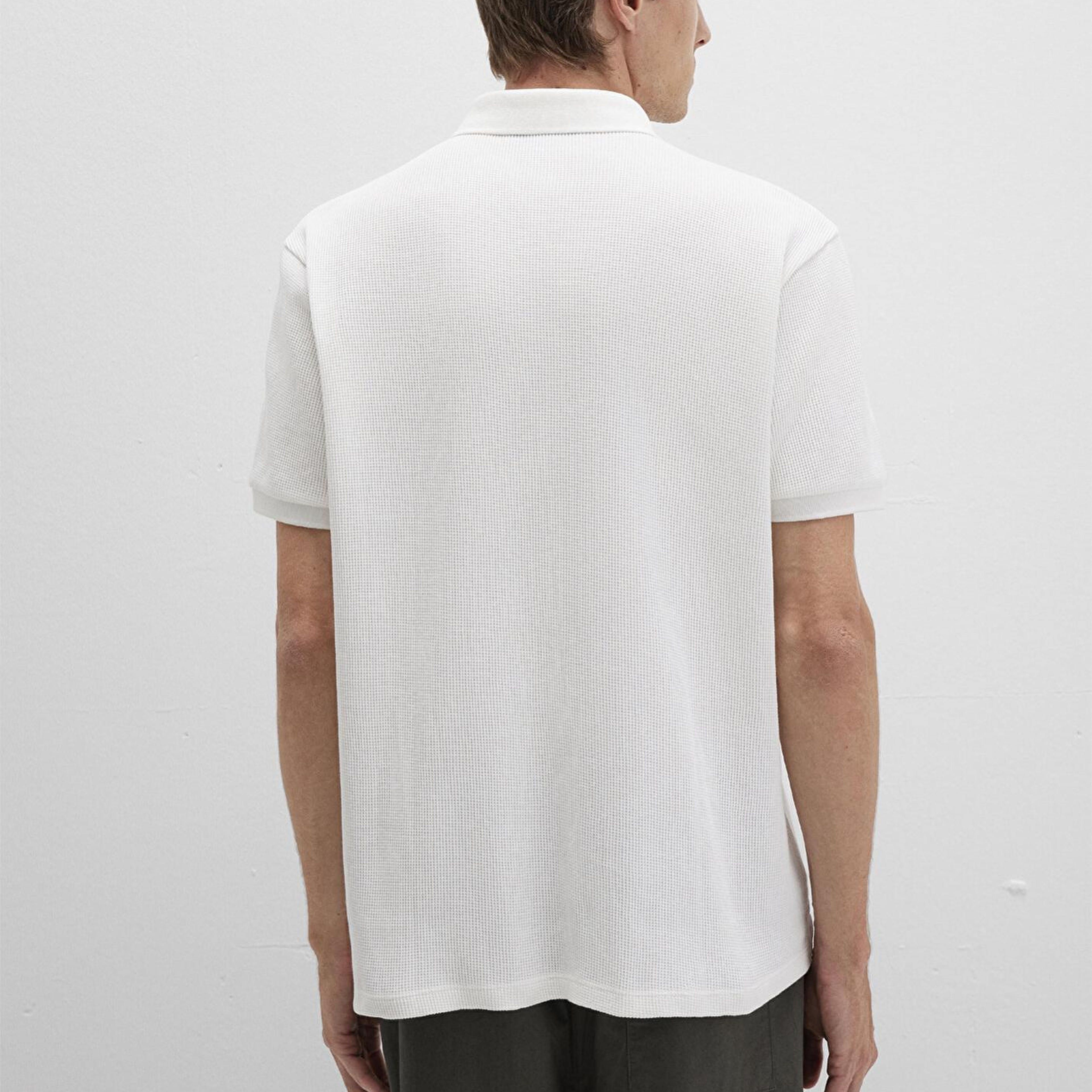 Mavi Dokulu Beyaz Polo Tişört Regular Fit / Normal Kesim 0612824-70057