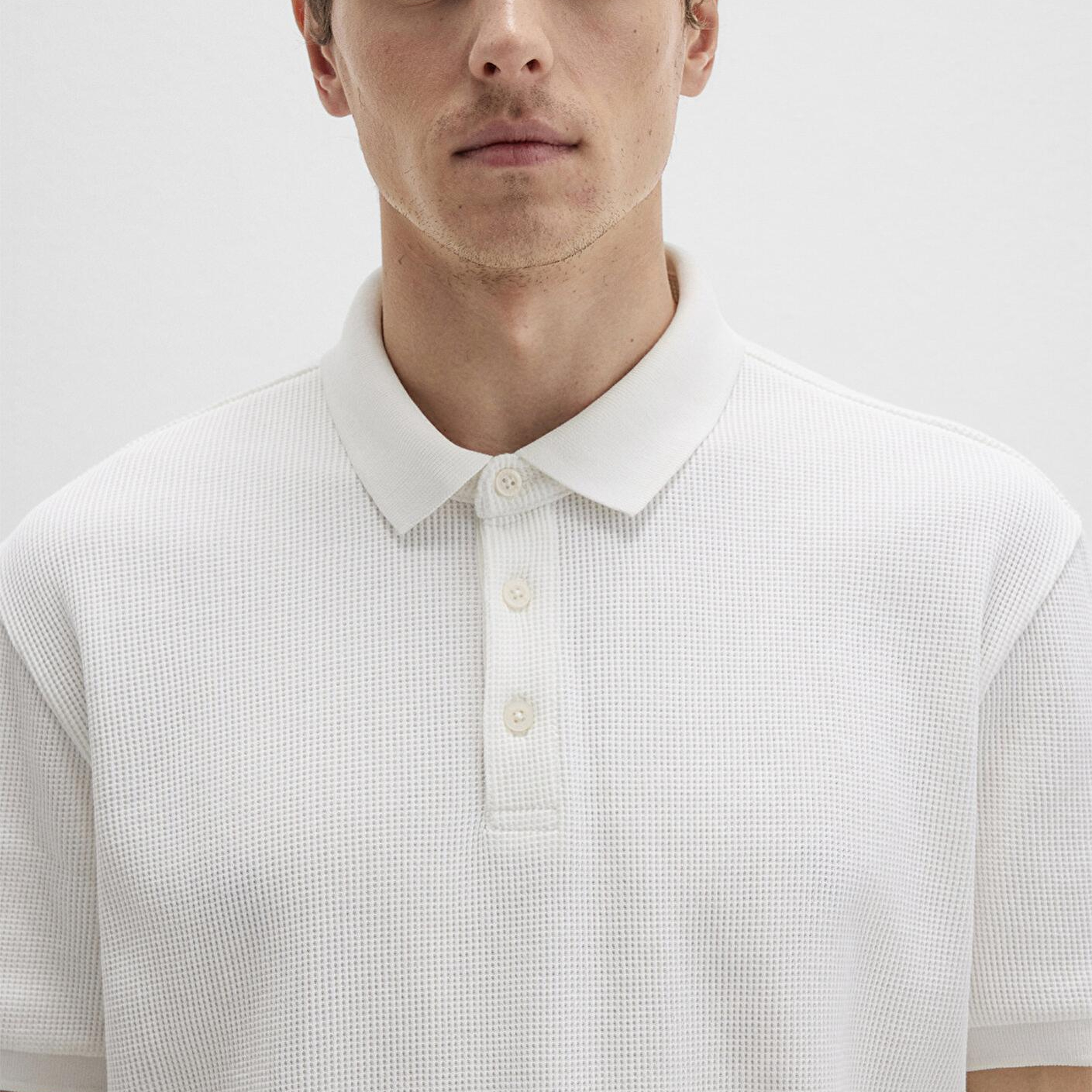 Mavi Dokulu Beyaz Polo Tişört Regular Fit / Normal Kesim 0612824-70057