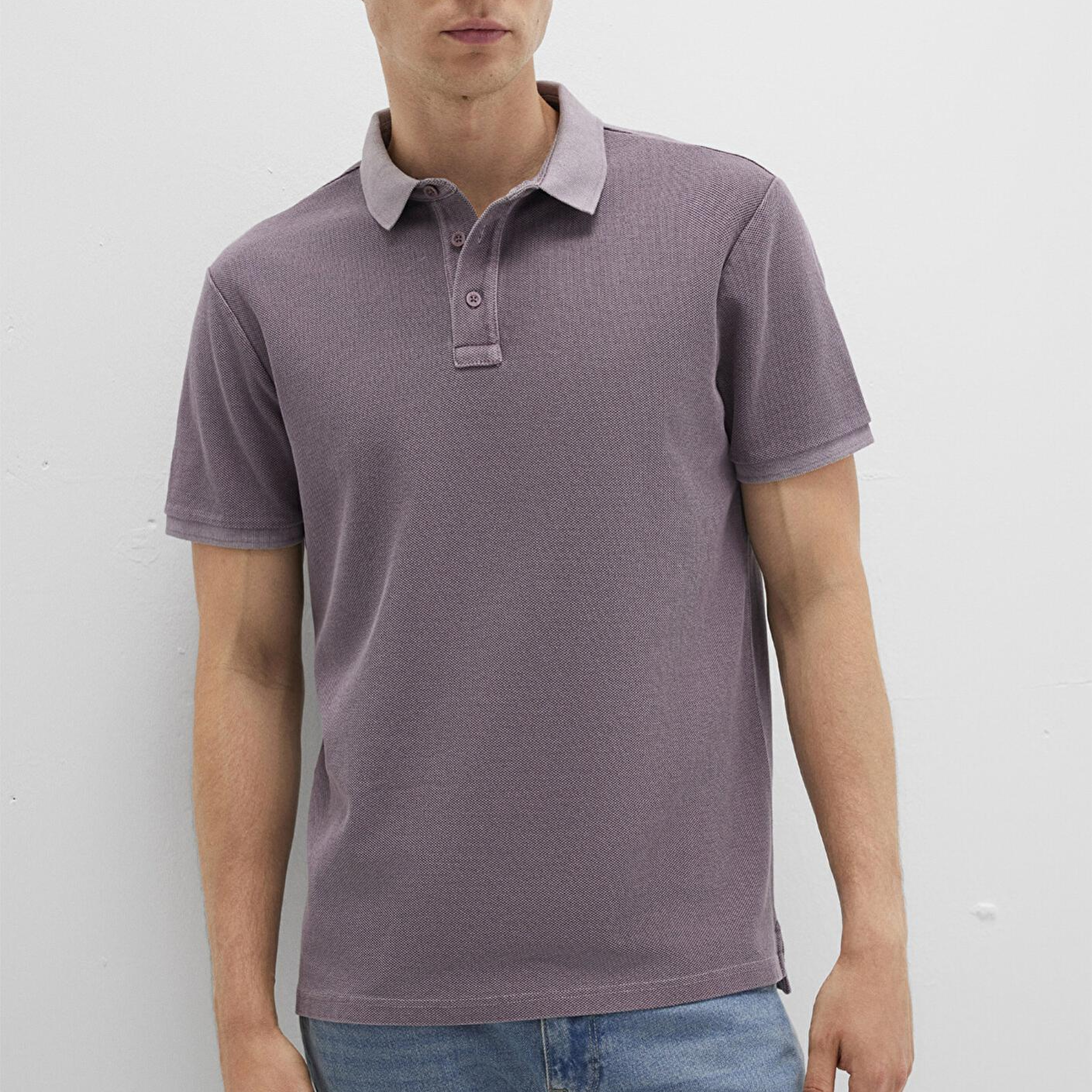 Mavi Mor Polo Tişört Regular Fit / Normal Kesim 0612825-70648