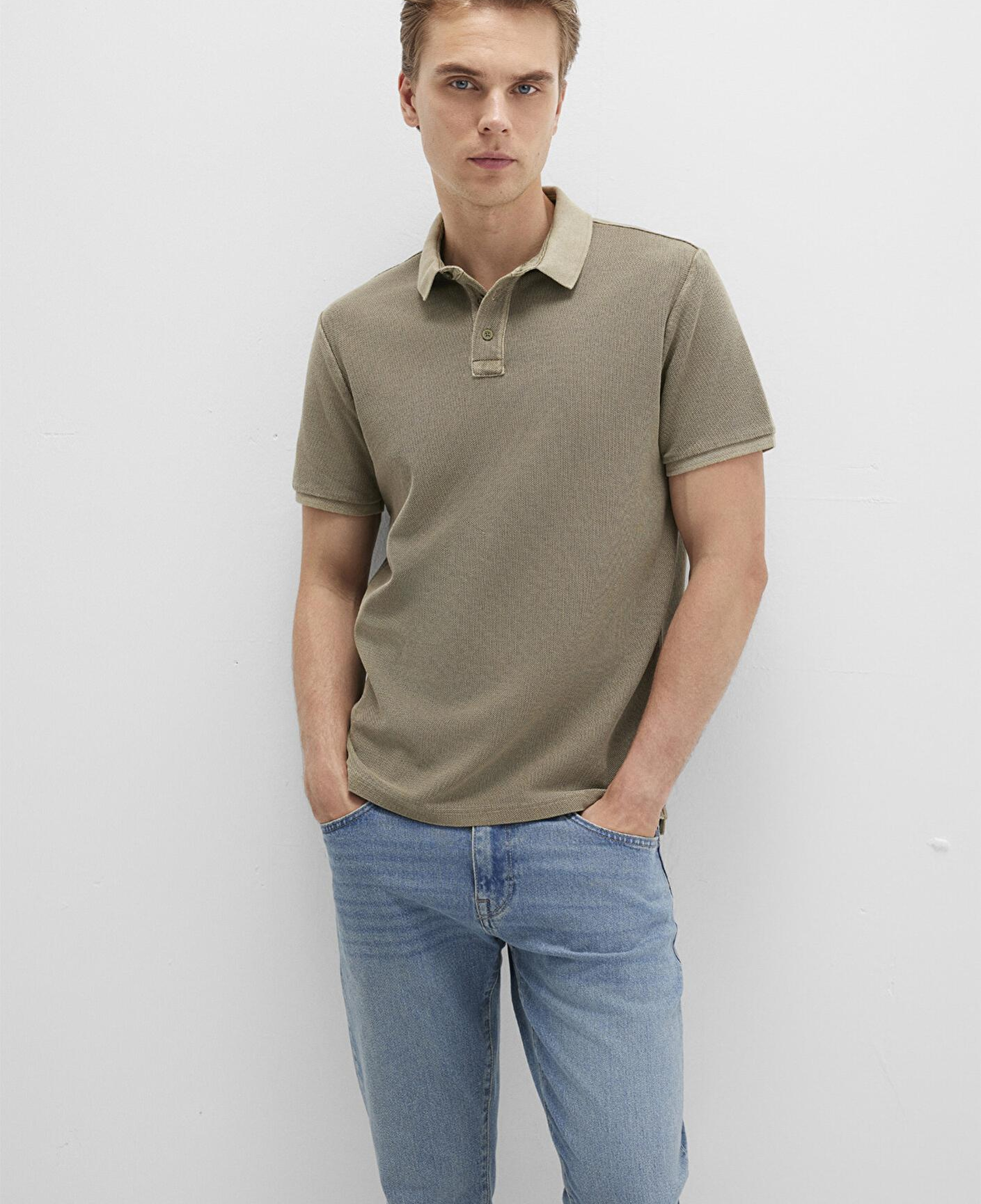 Mavi Haki Polo Tişört Regular Fit / Normal Kesim 0612825-71816