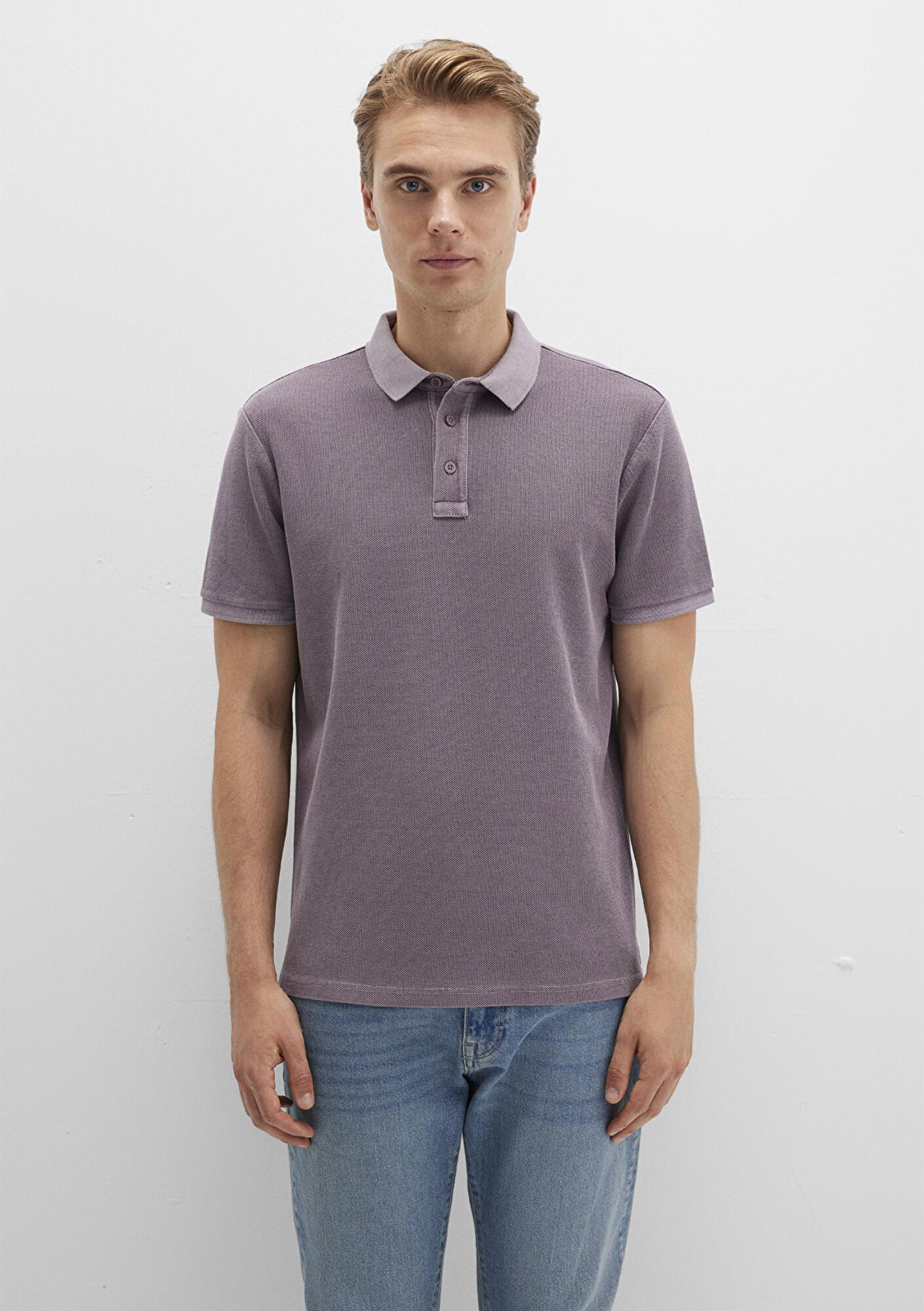 Mavi Mor Polo Tişört Regular Fit / Normal Kesim 0612825-70648