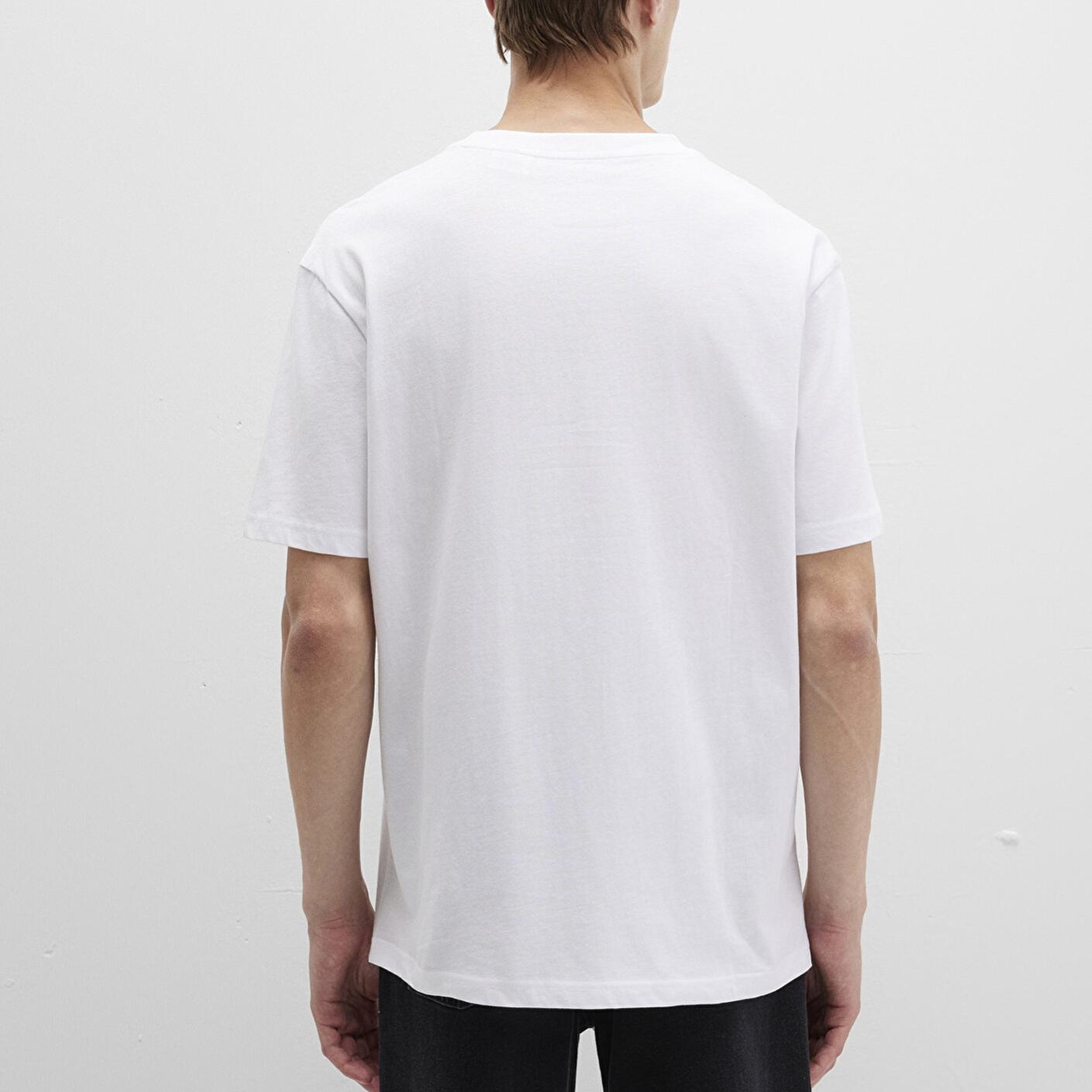 Mavi Mortal Kombat Baskılı Beyaz Tişört Loose Fit / Bol Rahat Kesim 0612921-620