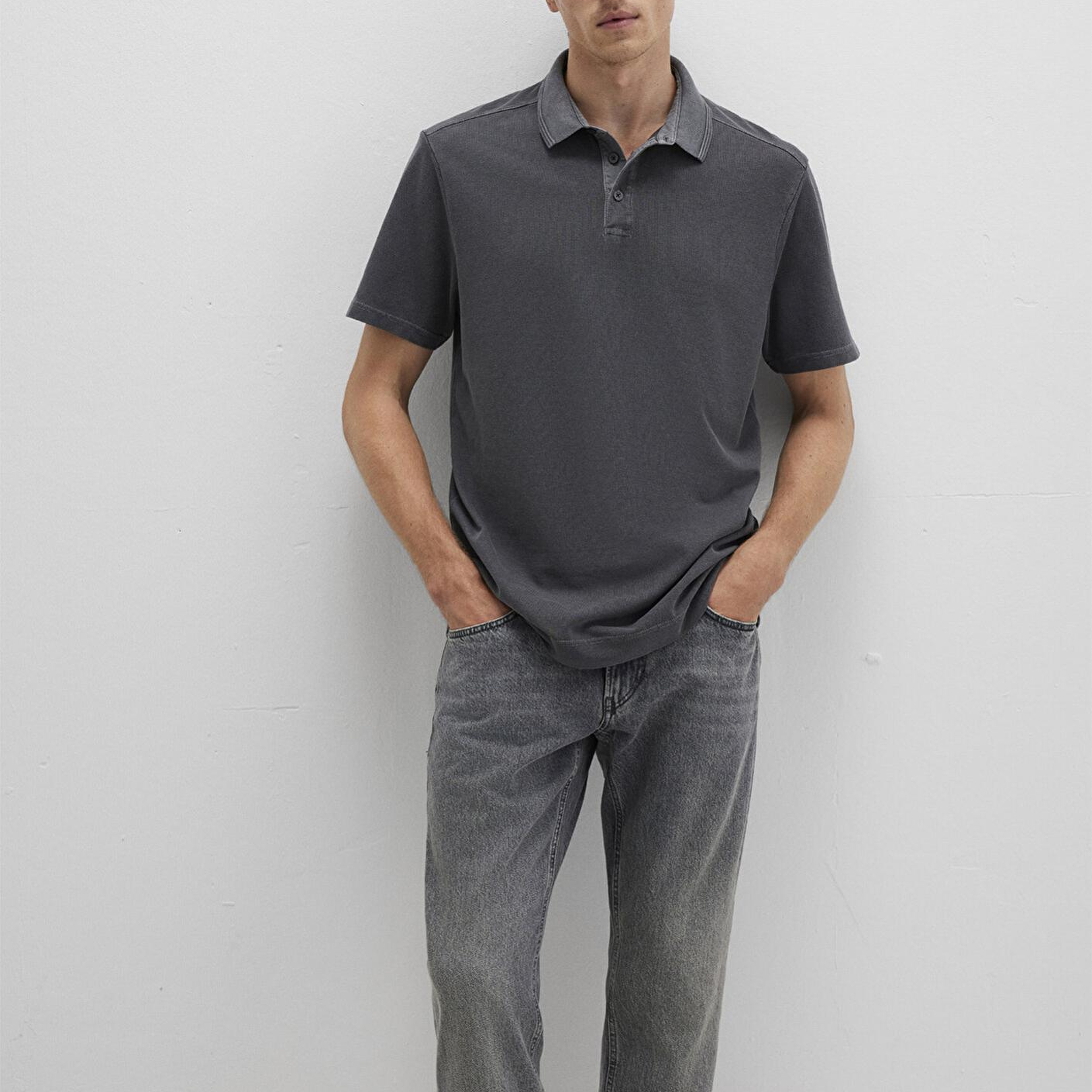 Mavi Antrasit Polo Tişört Regular Fit / Normal Kesim 0612820-80106