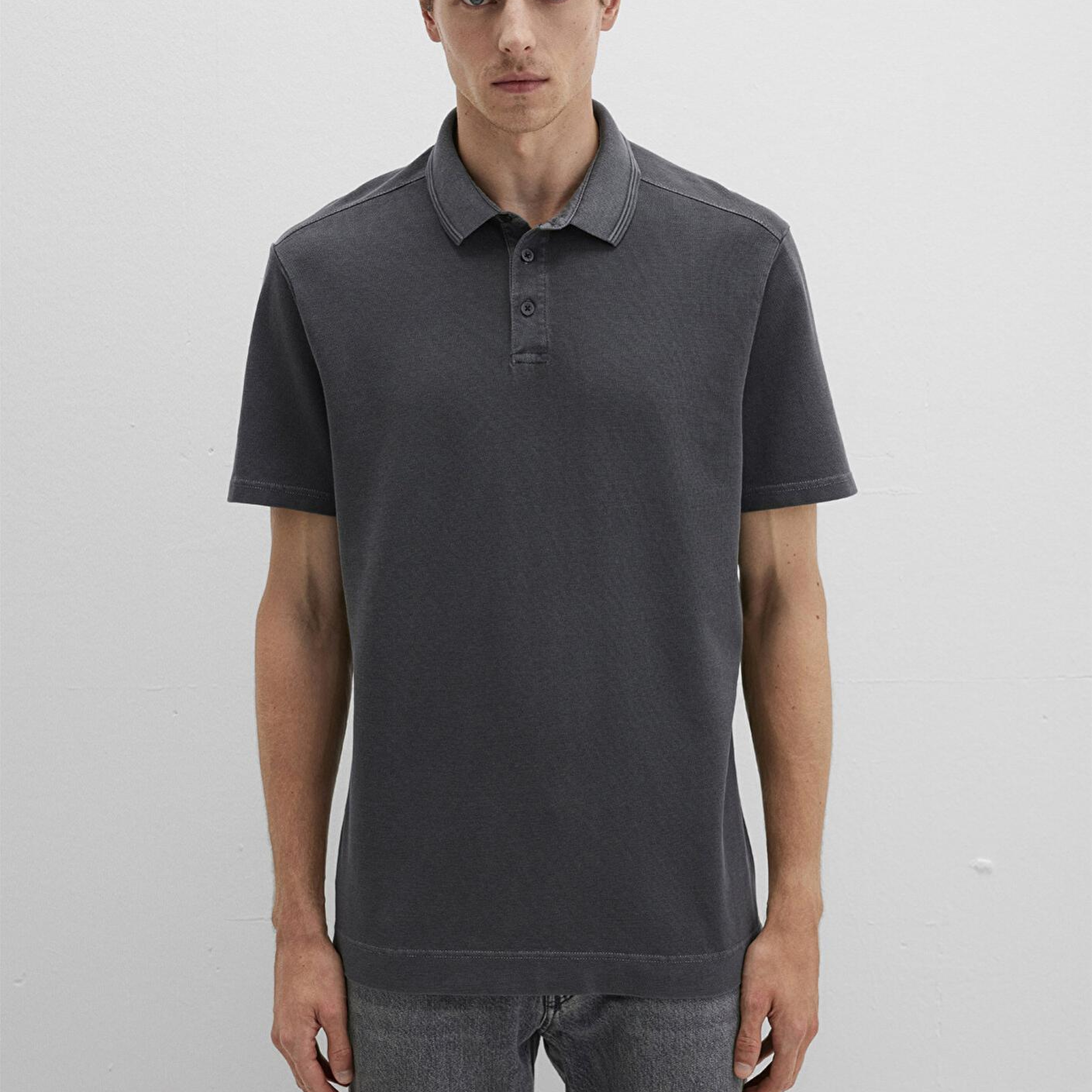 Mavi Antrasit Polo Tişört Regular Fit / Normal Kesim 0612820-80106