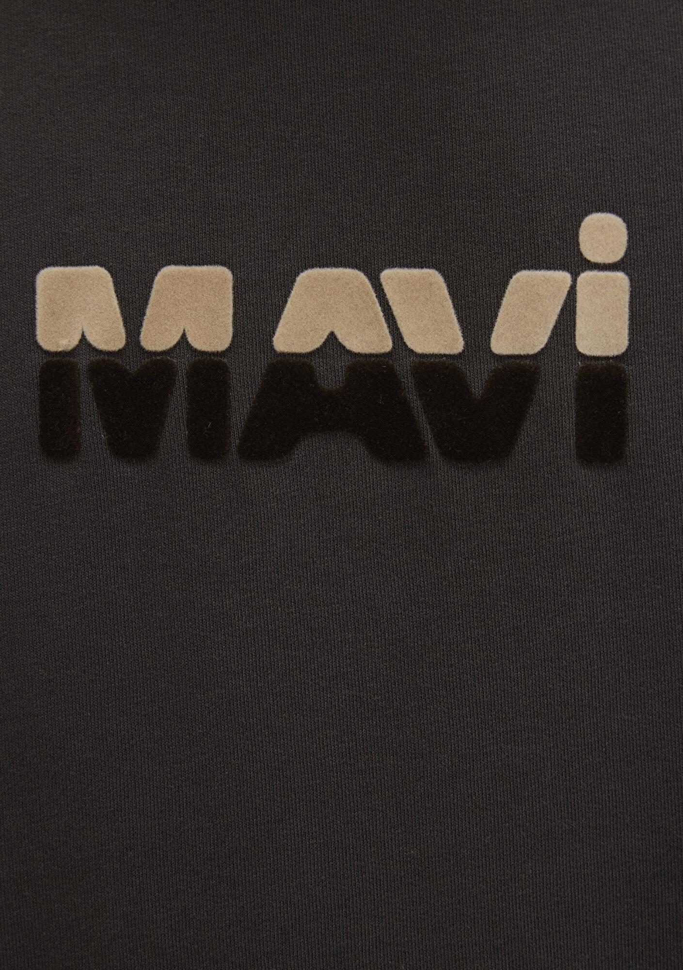 Mavi Mavi Logo Baskılı Kahverengi Sweatshirt 0S10395-70219