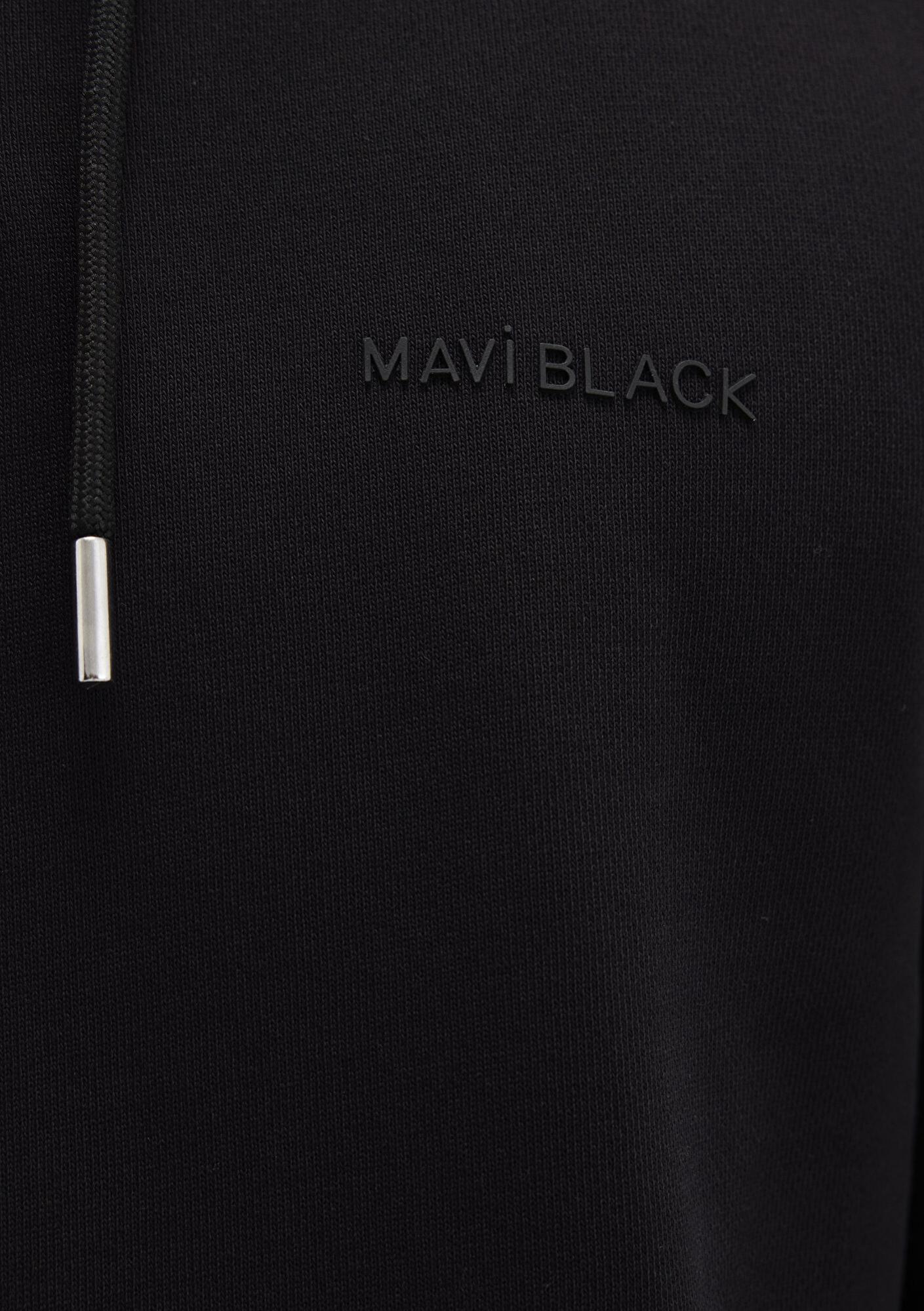 Mavi Mavi Black Kapüşonlu Siyah Sweatshirt 0S10384-900