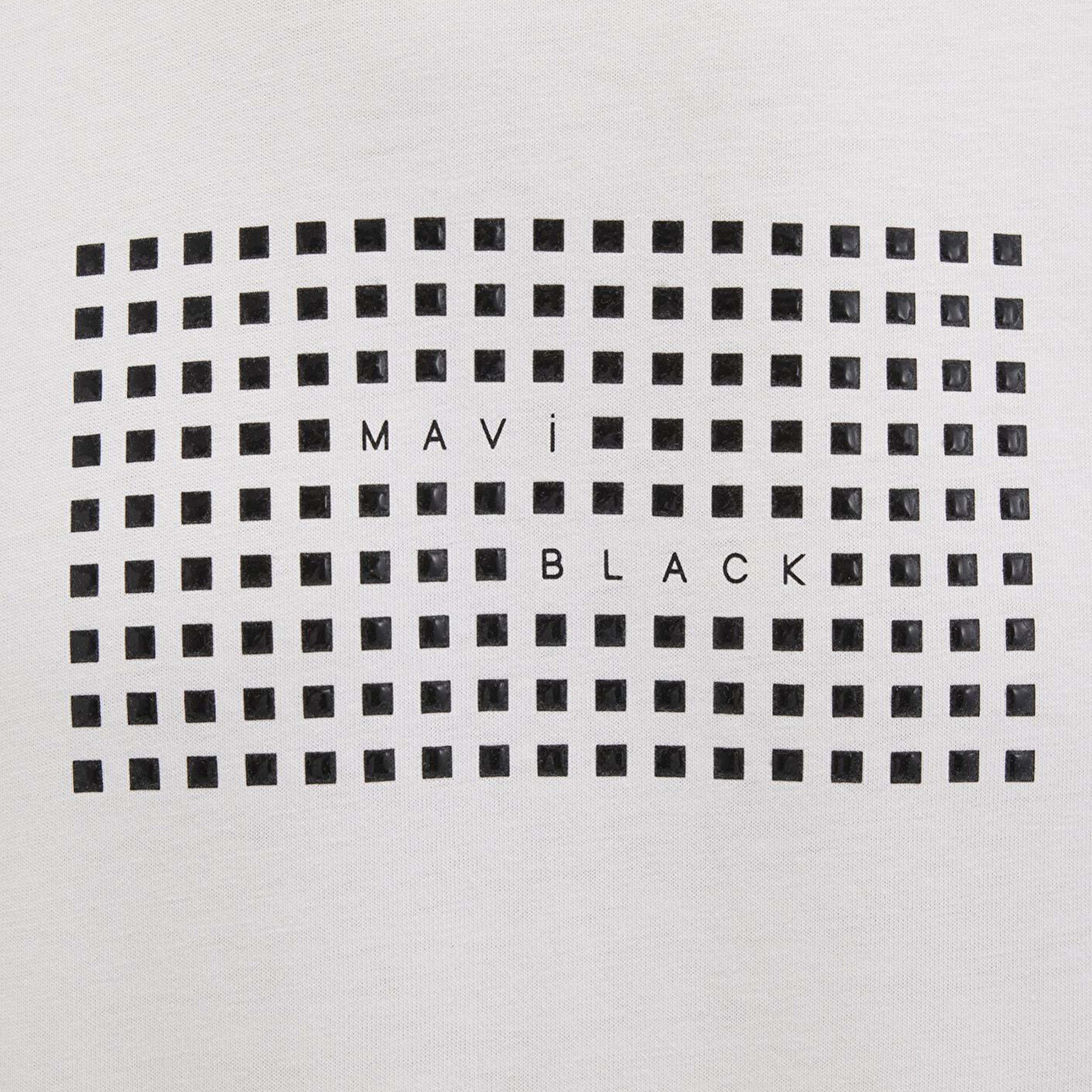 Mavi Mavi Black Baskılı Ekru Tişört Regular Fit / Normal Kesim 0612866-70057