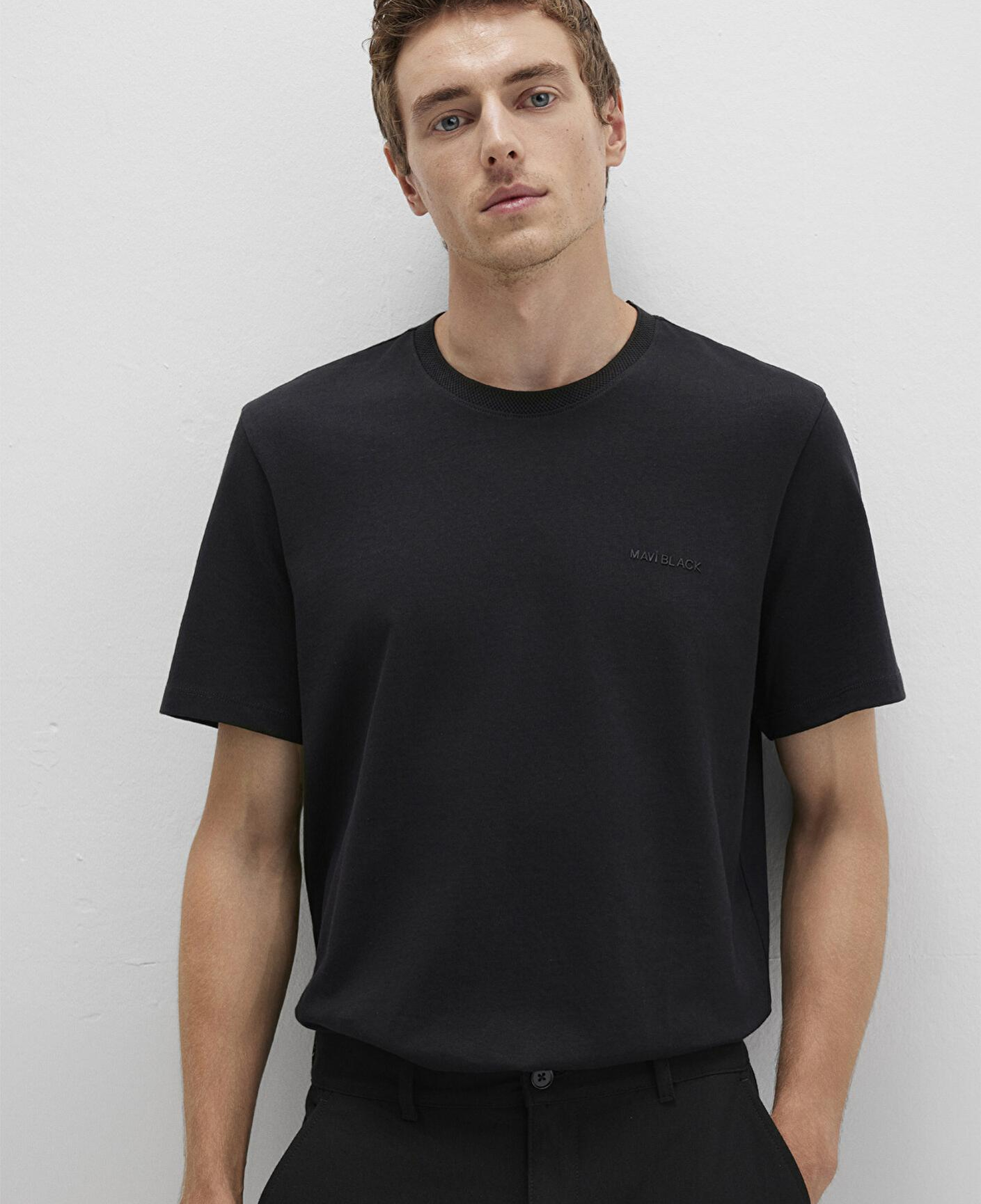 Mavi Mavi Black Siyah Basic Tişört Regular Fit / Normal Kesim 0612872-900