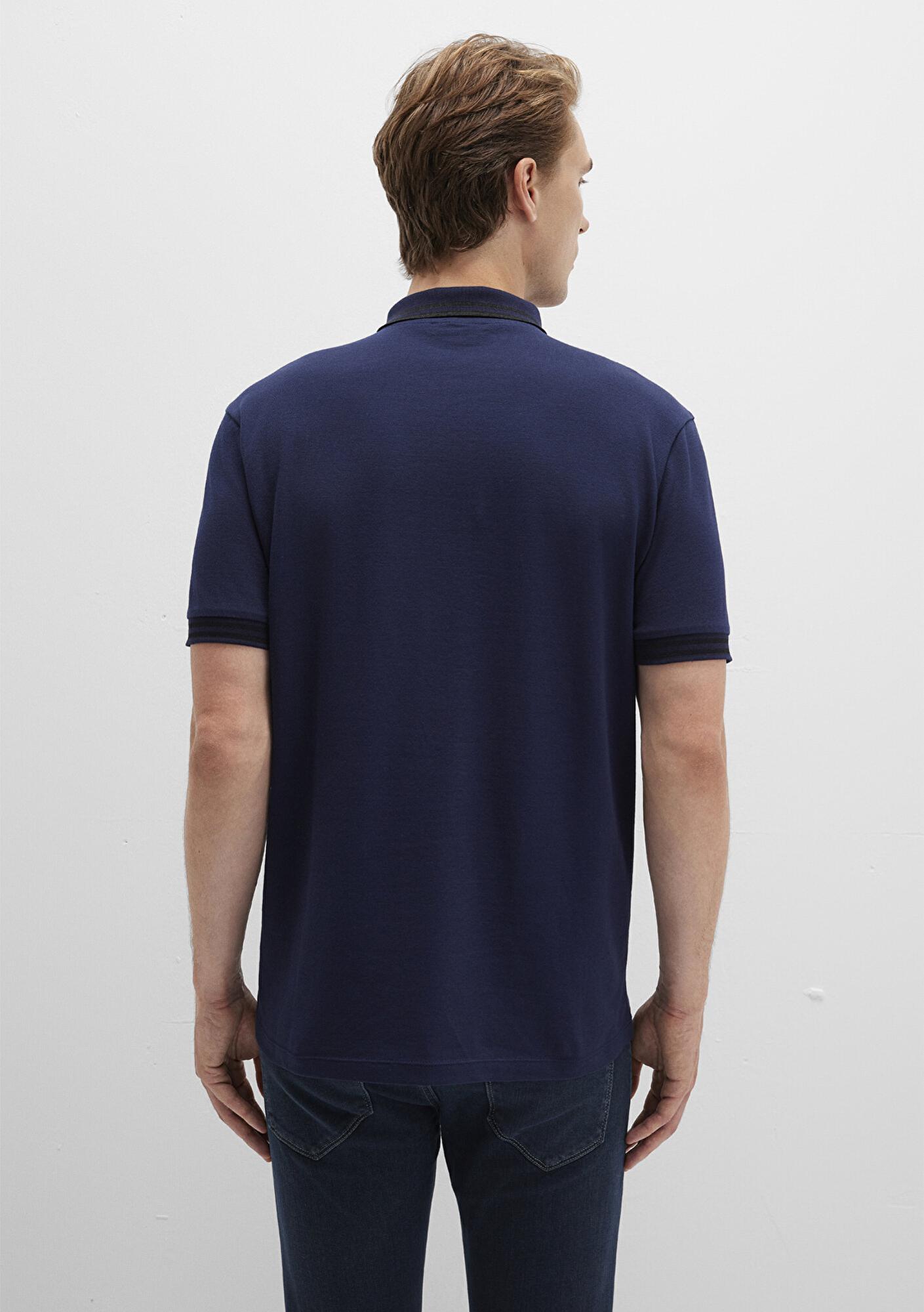 Mavi Mavi Black Lacivert Polo Tişört Regular Fit / Normal Kesim 0612875-86415