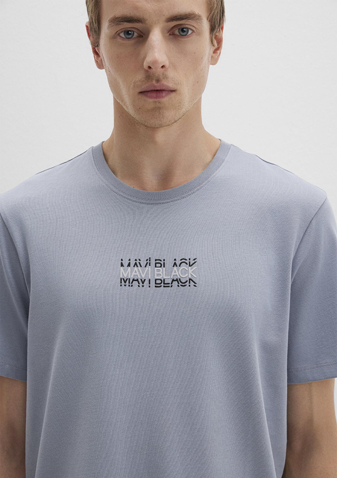 Mavi Mavi Black Baskılı Mavi Tişört Regular Fit / Normal Kesim 0612867-86584