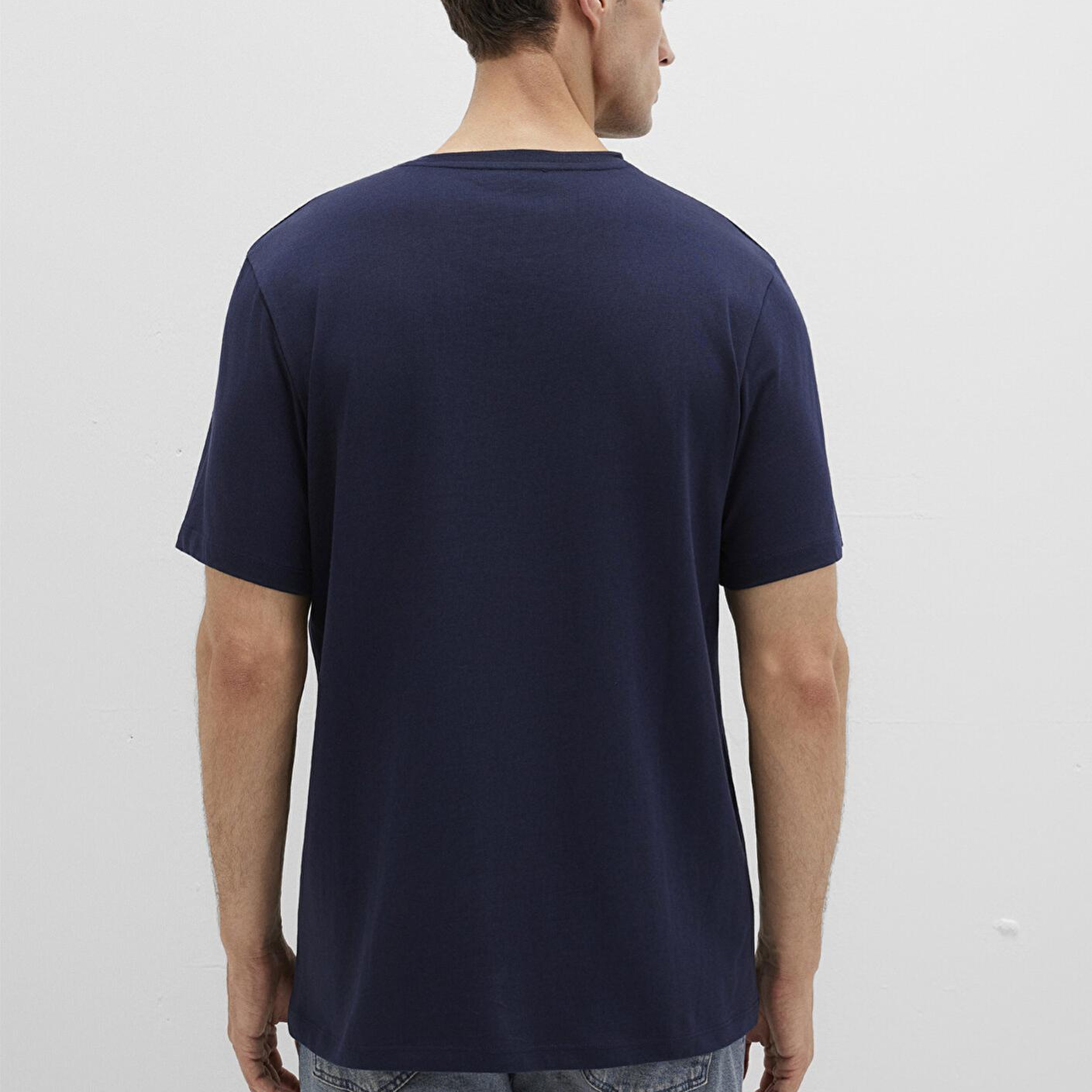 Mavi Mavi Black Baskılı Lacivert Tişört Regular Fit / Normal Kesim 0612866-86415