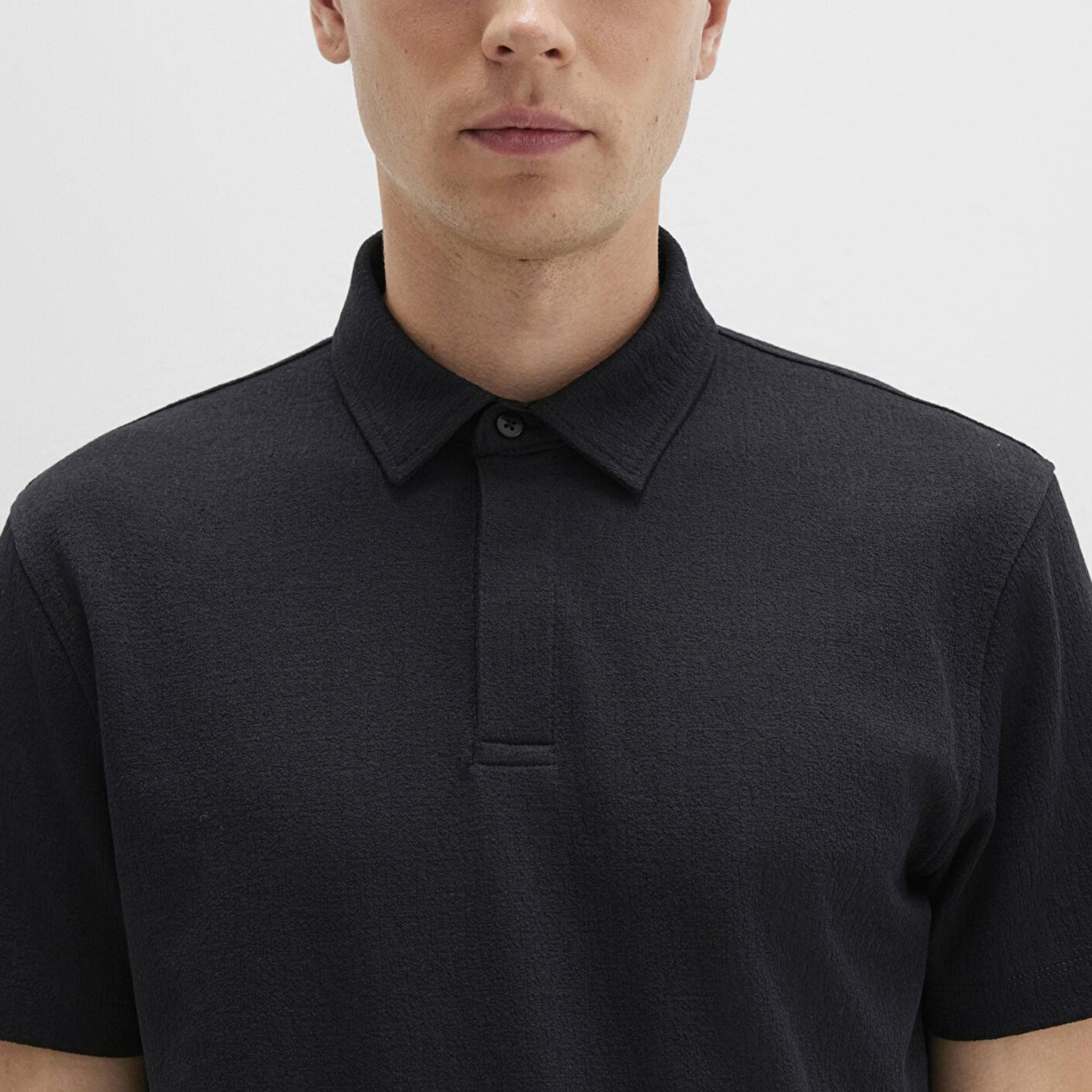 Mavi Siyah Polo İnterlok Tişört Regular Fit / Normal Kesim 0612869-900