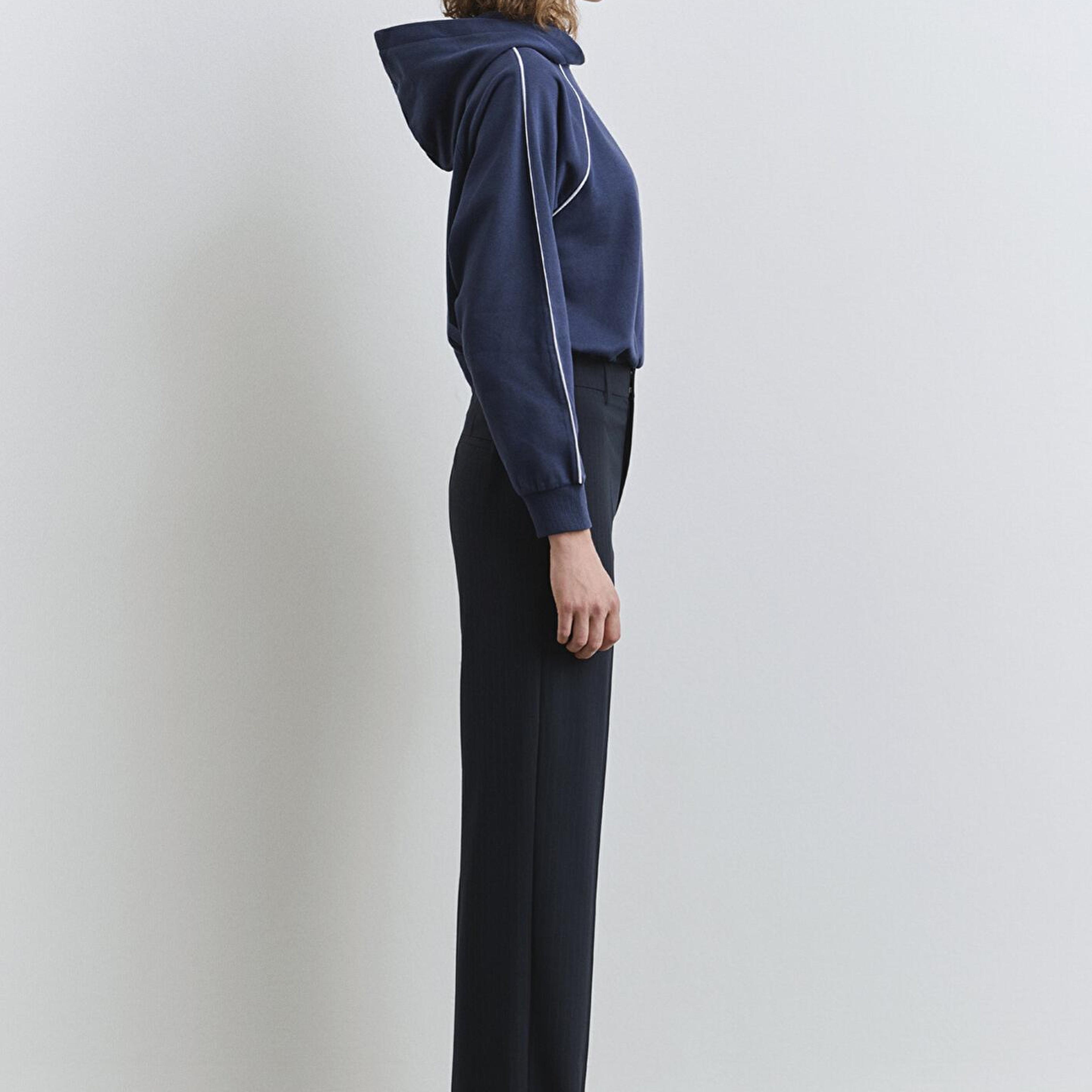 Mavi Çizgili Lacivert Pantolon 1011028-91007