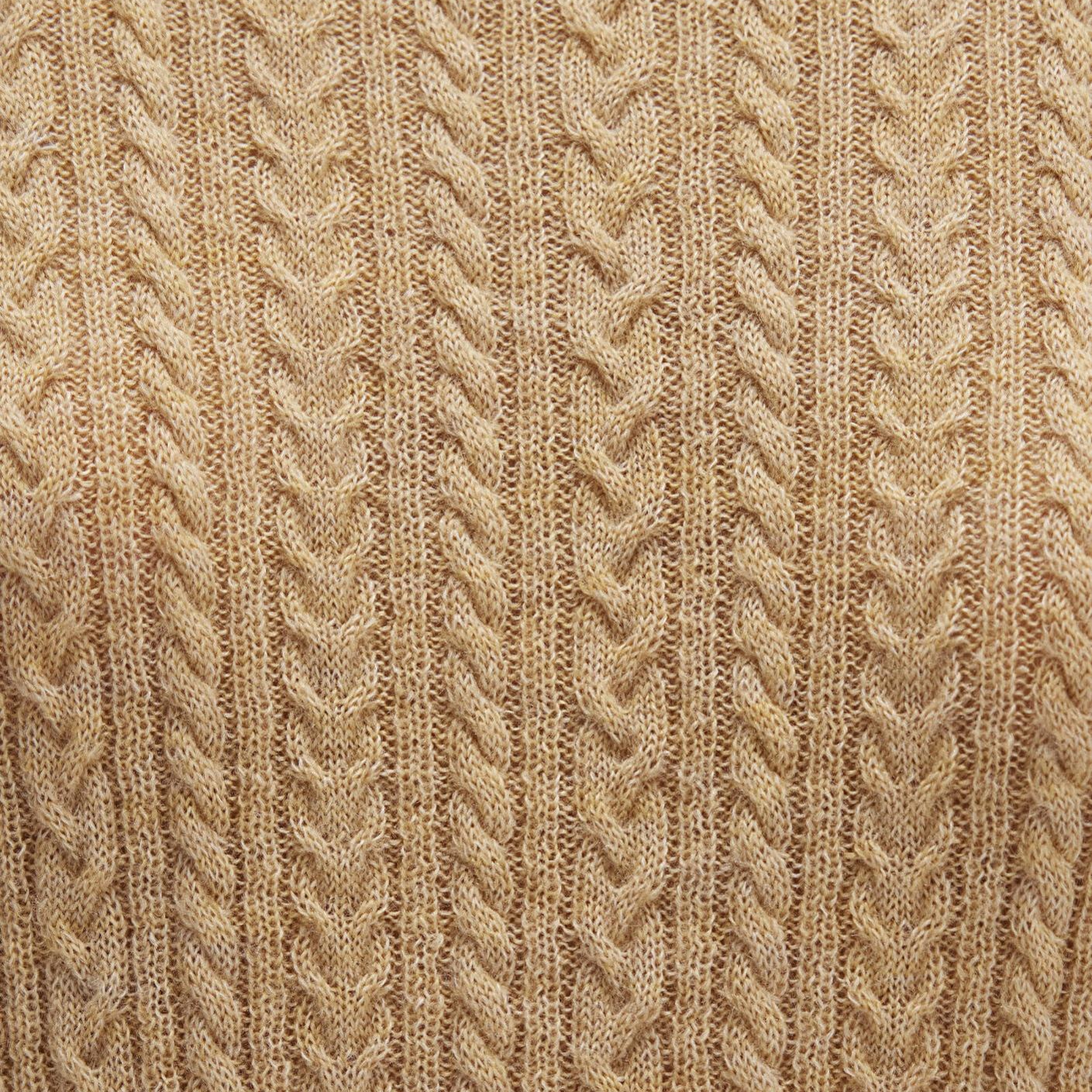 Mavi Kısa Kollu Sarı Kazak Slim Fit / Dar Kesim 1710702-90659