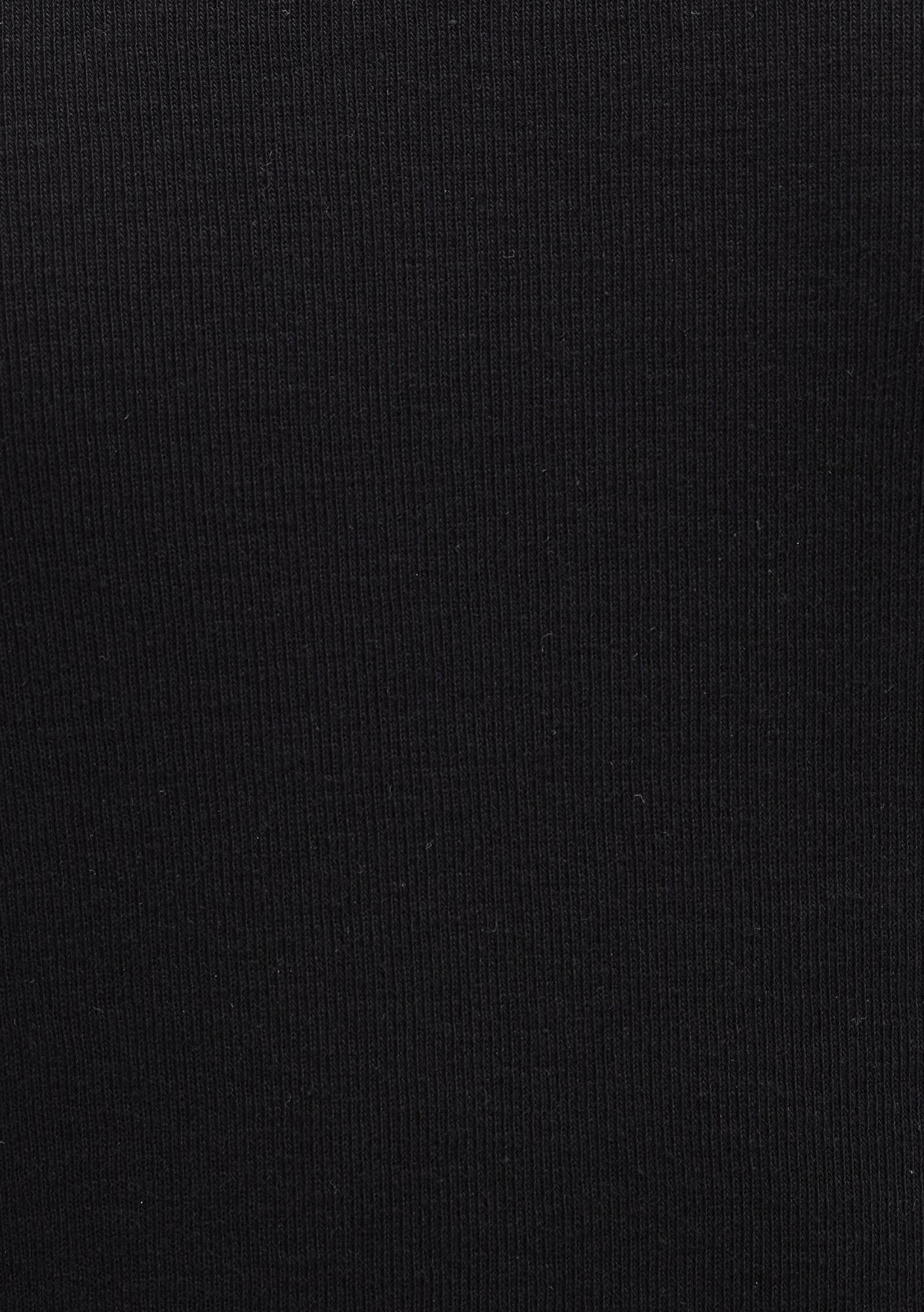 Mavi Uzun Kollu Siyah Basic Tişört Fitted / Vücuda Oturan Kesim 1613323-900