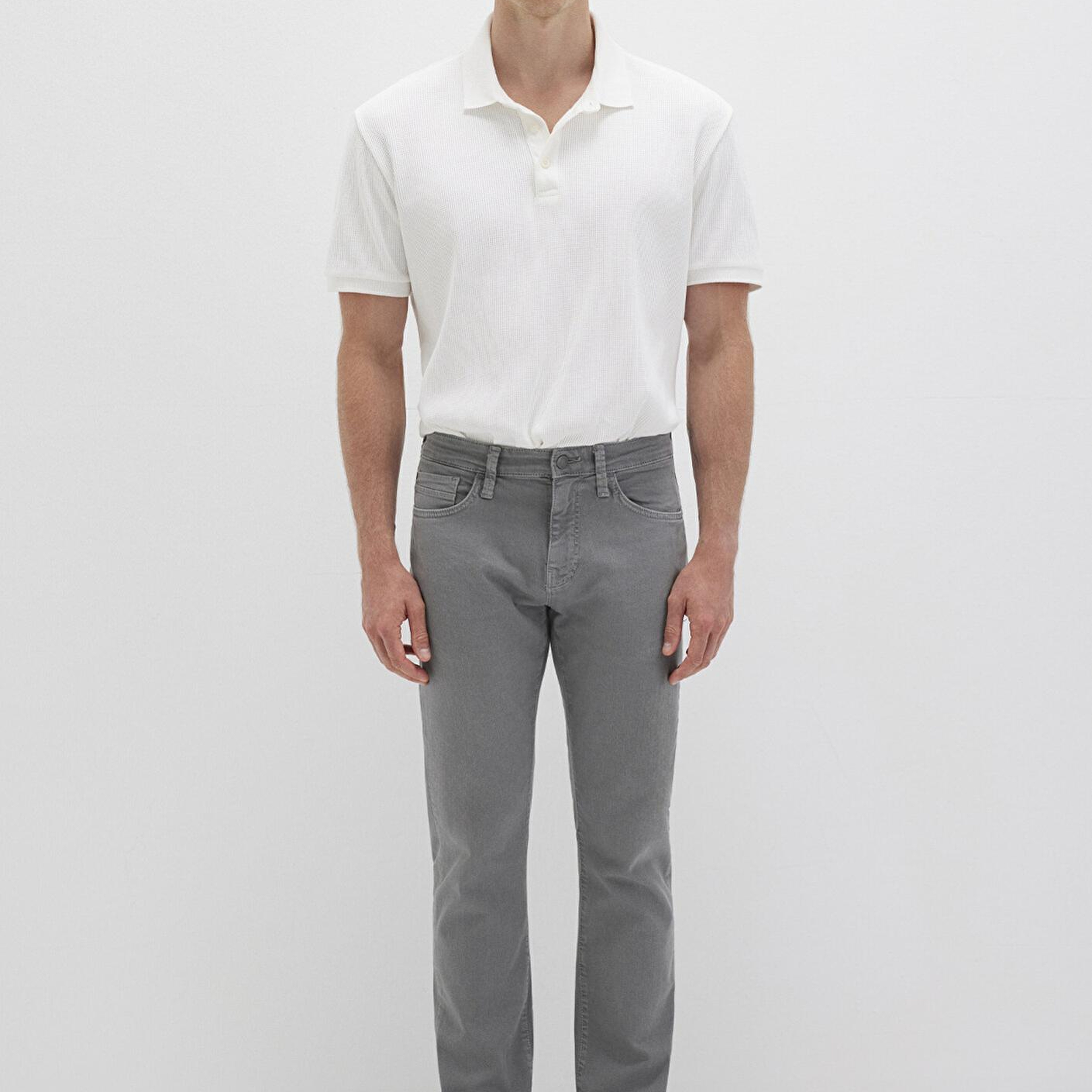 Mavi Martin Kalay Gri Comfort Gabardin Pantolon 0037831022