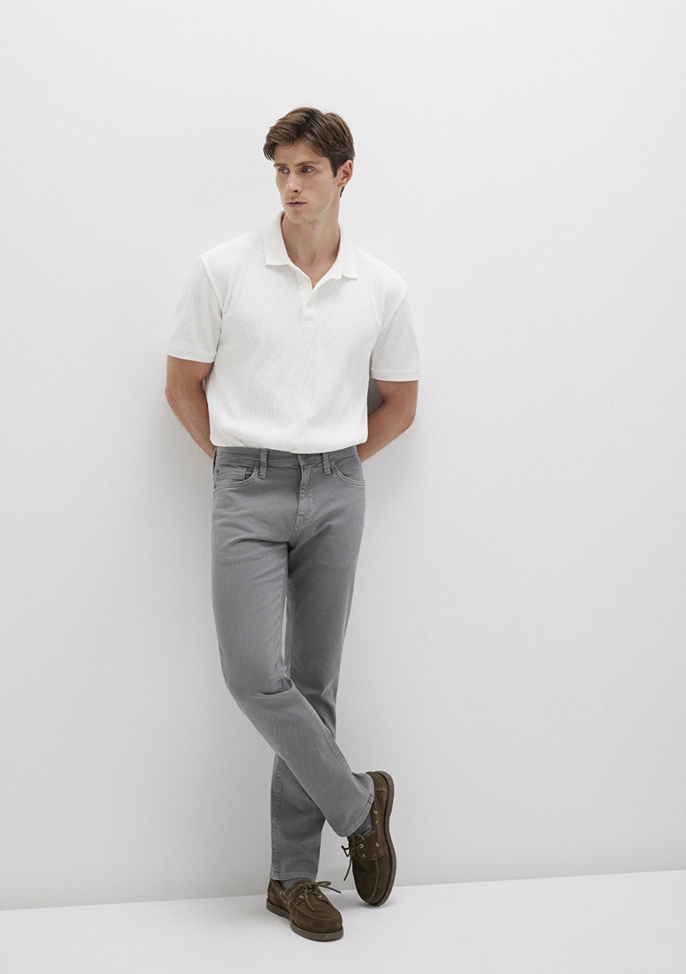 Mavi Martin Kalay Gri Comfort Gabardin Pantolon 0037831022