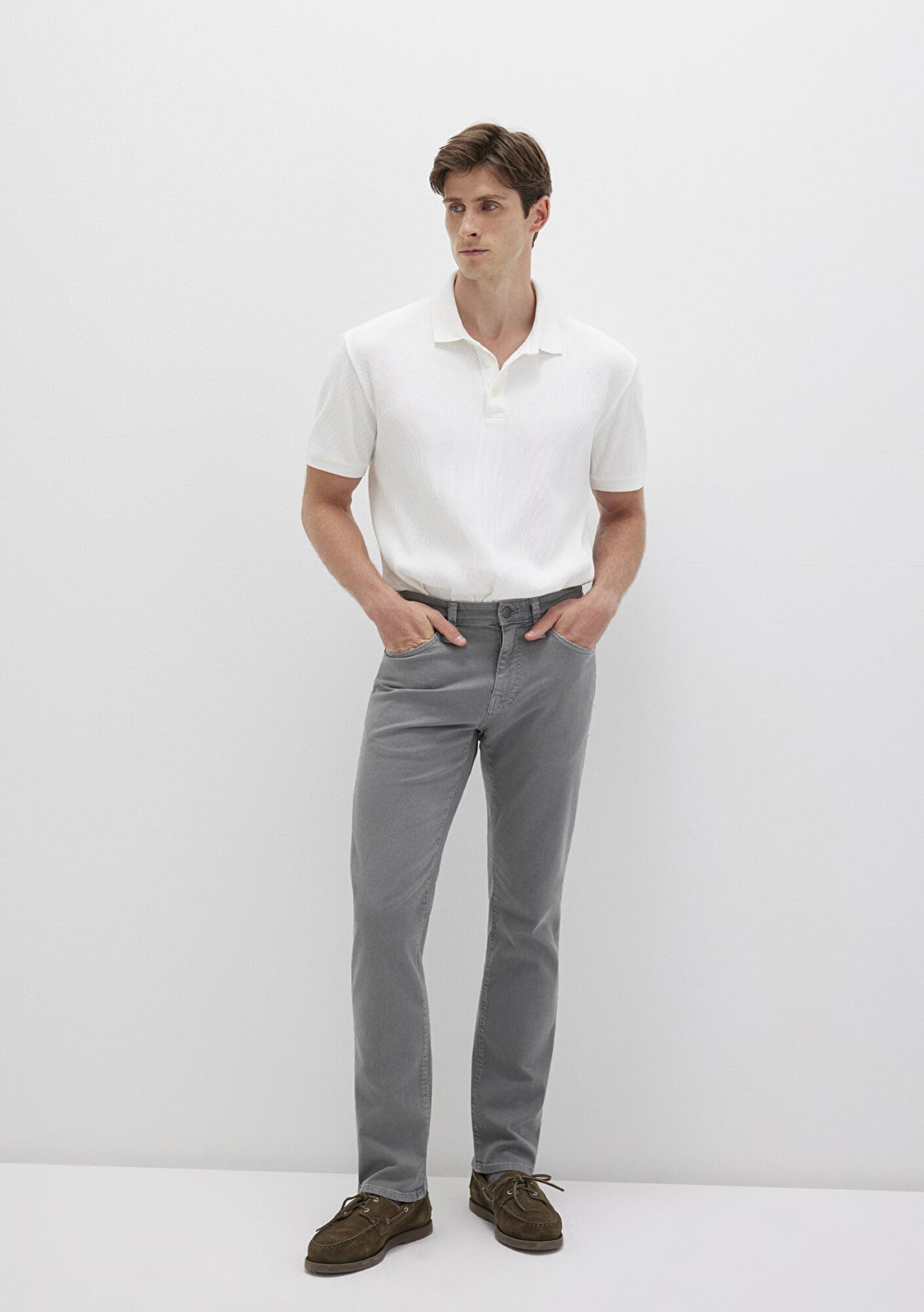 Mavi Martin Kalay Gri Comfort Gabardin Pantolon 0037831022