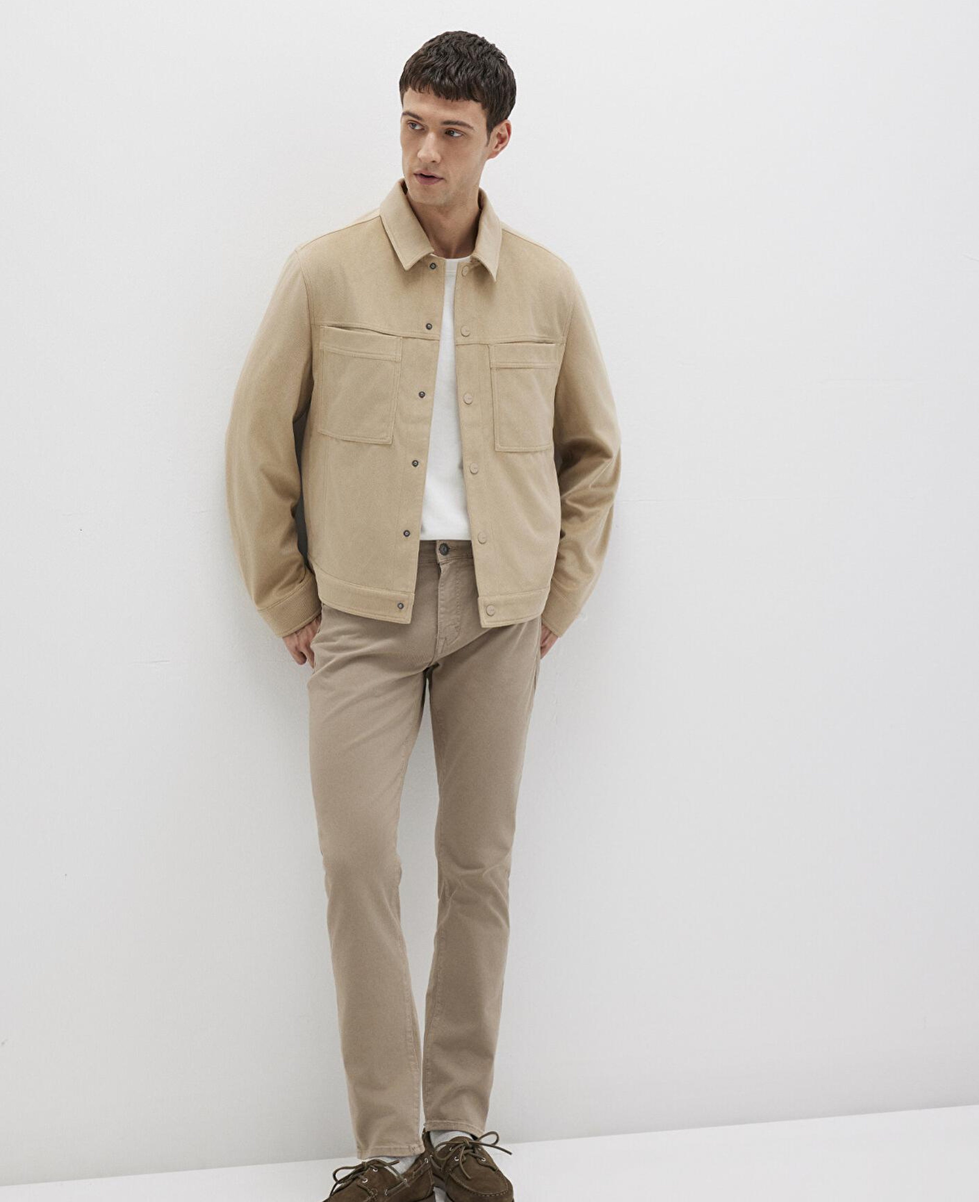 Mavi Marcus Mavi Black Bej Gabardin Pantolon 0035190689