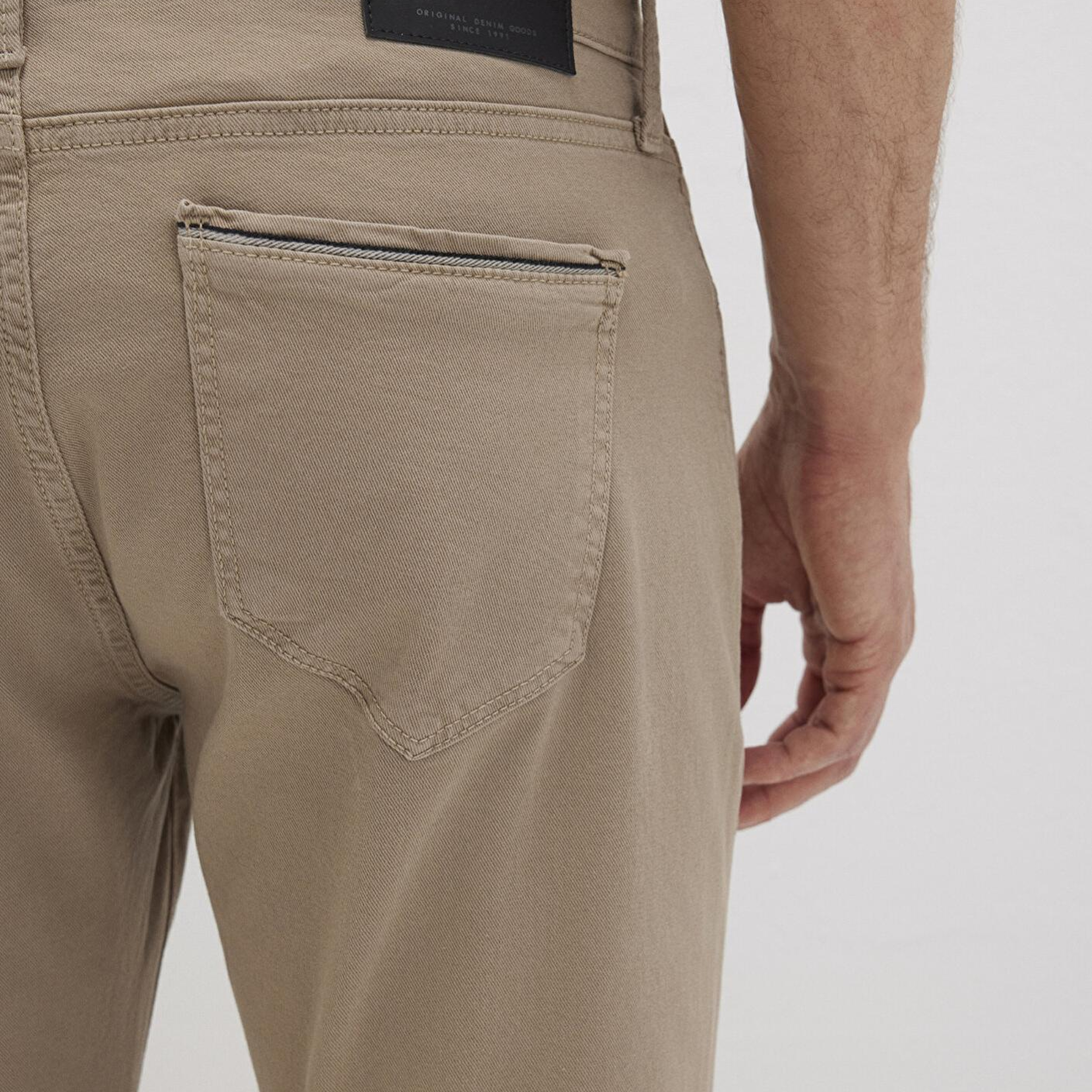 Mavi Marcus Mavi Black Bej Gabardin Pantolon 0035190689