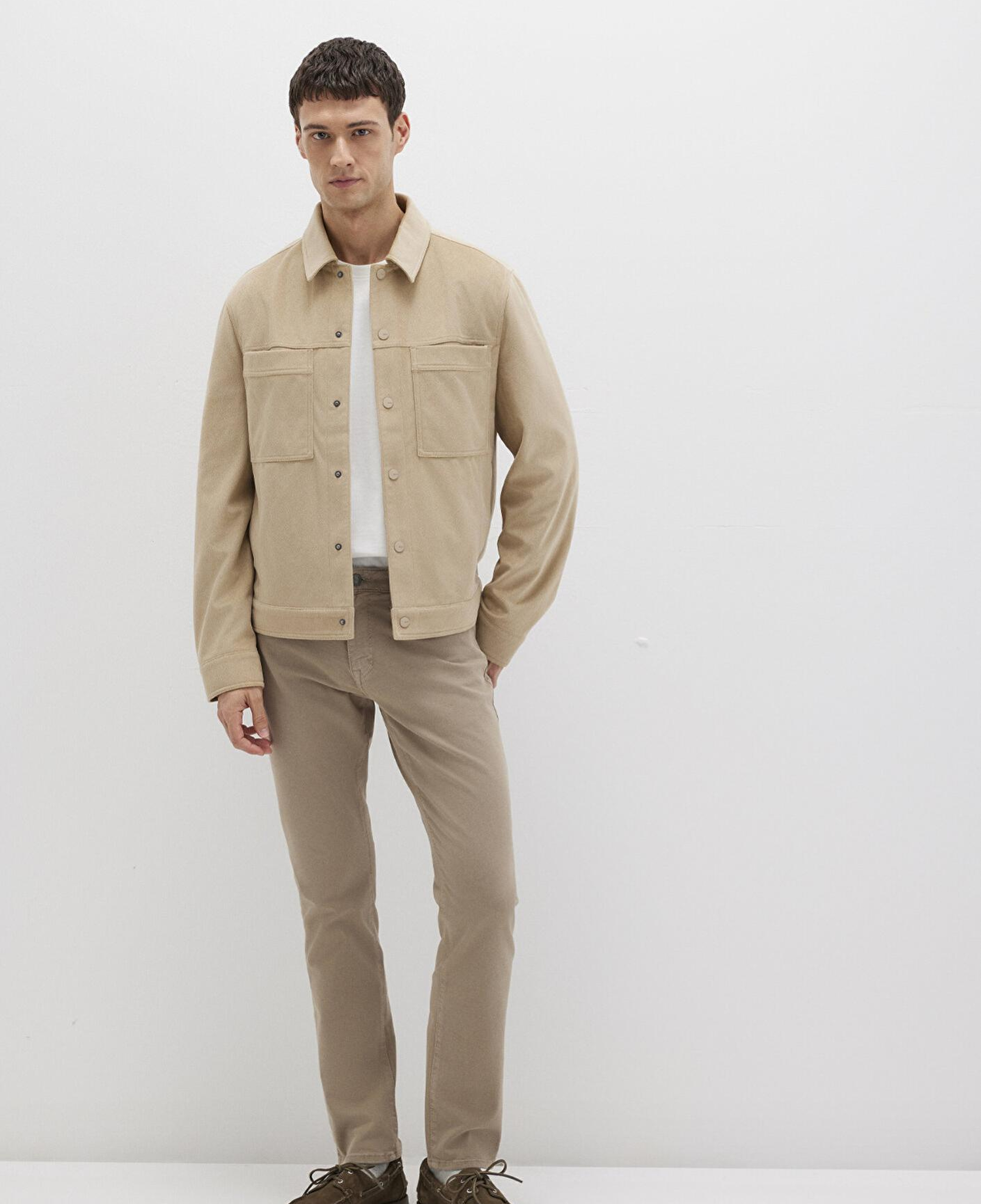 Mavi Marcus Mavi Black Bej Gabardin Pantolon 0035190689