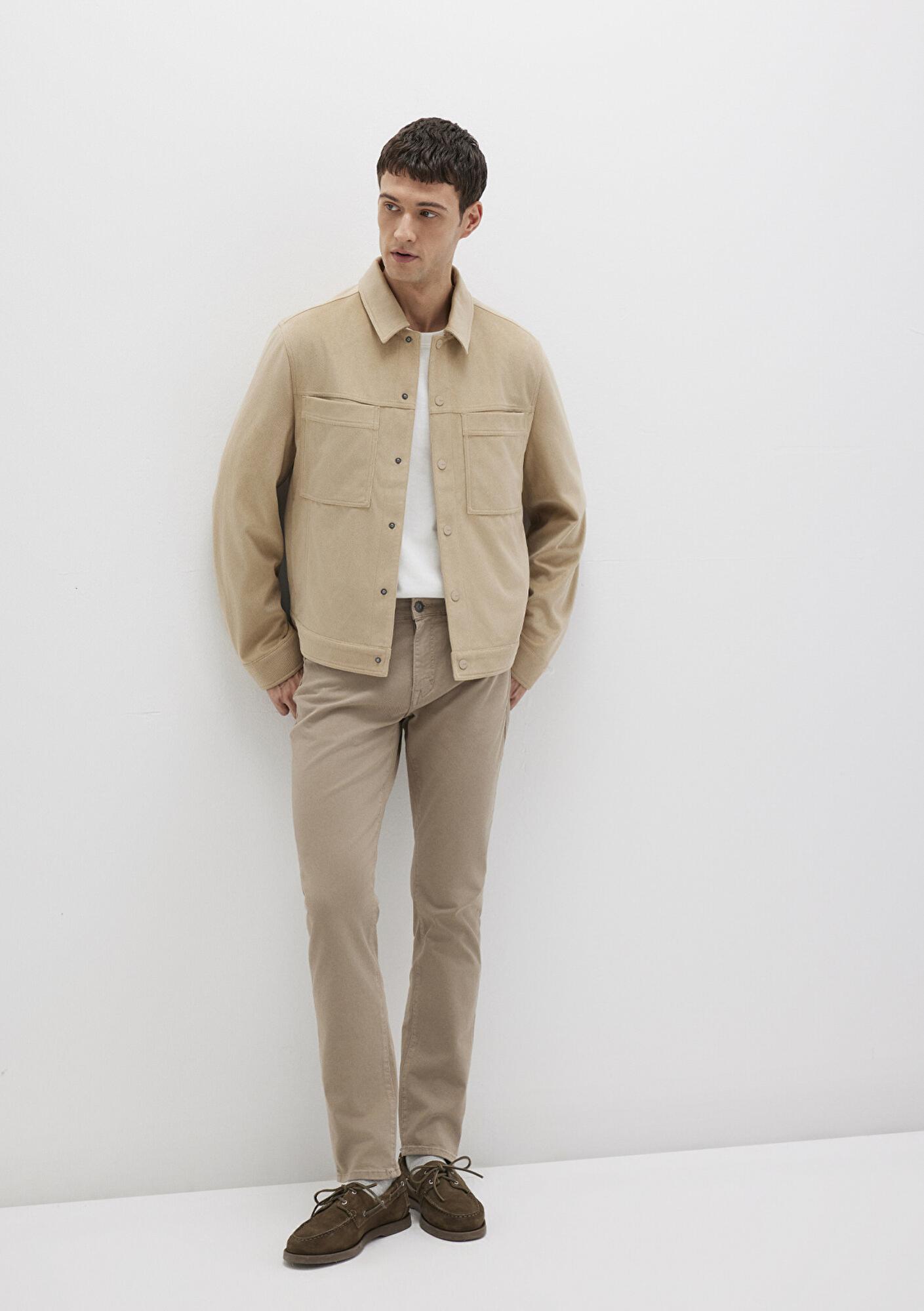 Mavi Marcus Mavi Black Bej Gabardin Pantolon 0035190689