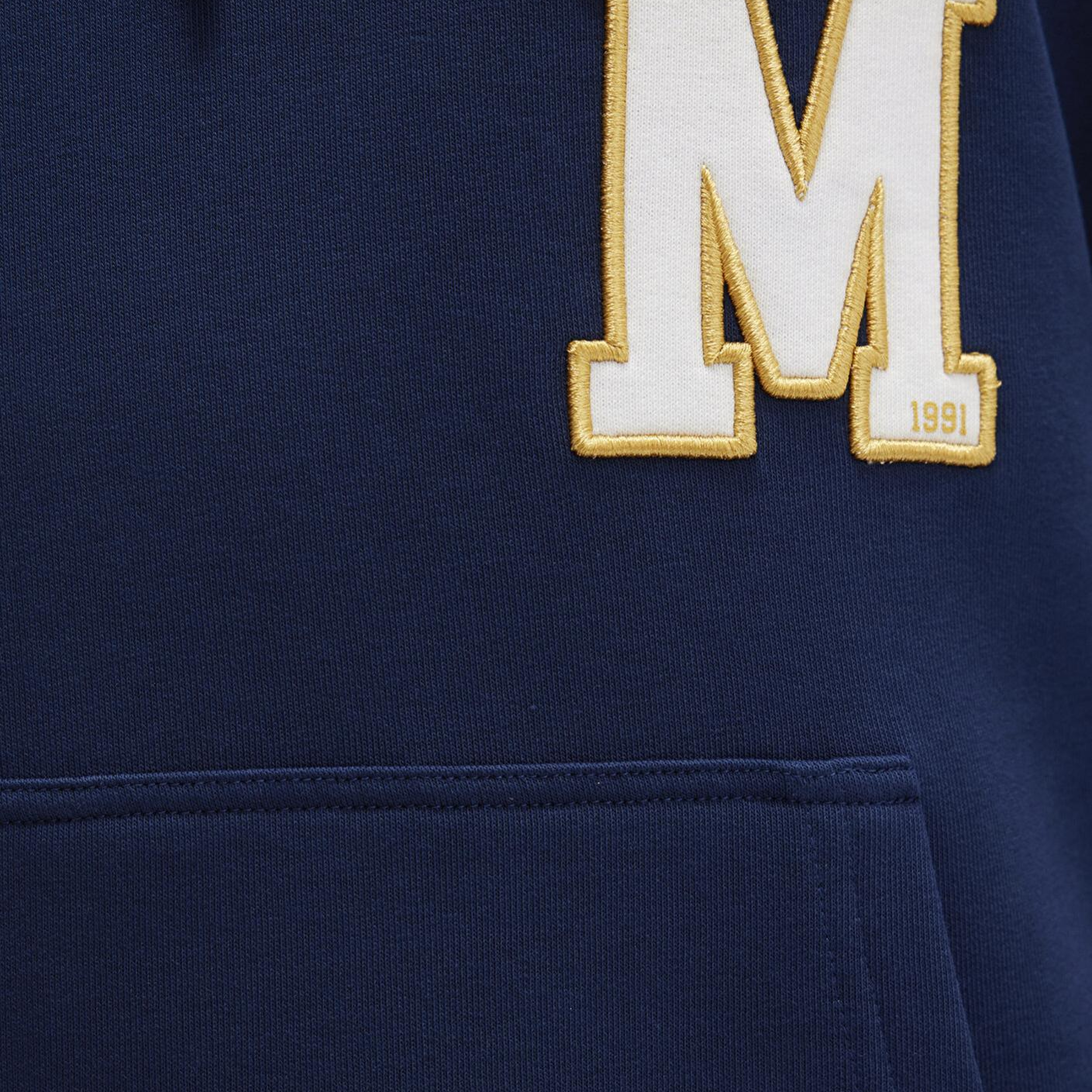 Mavi Sırt Baskılı Kapüşonlu Lacivert Sweatshirt 0S10375-89353