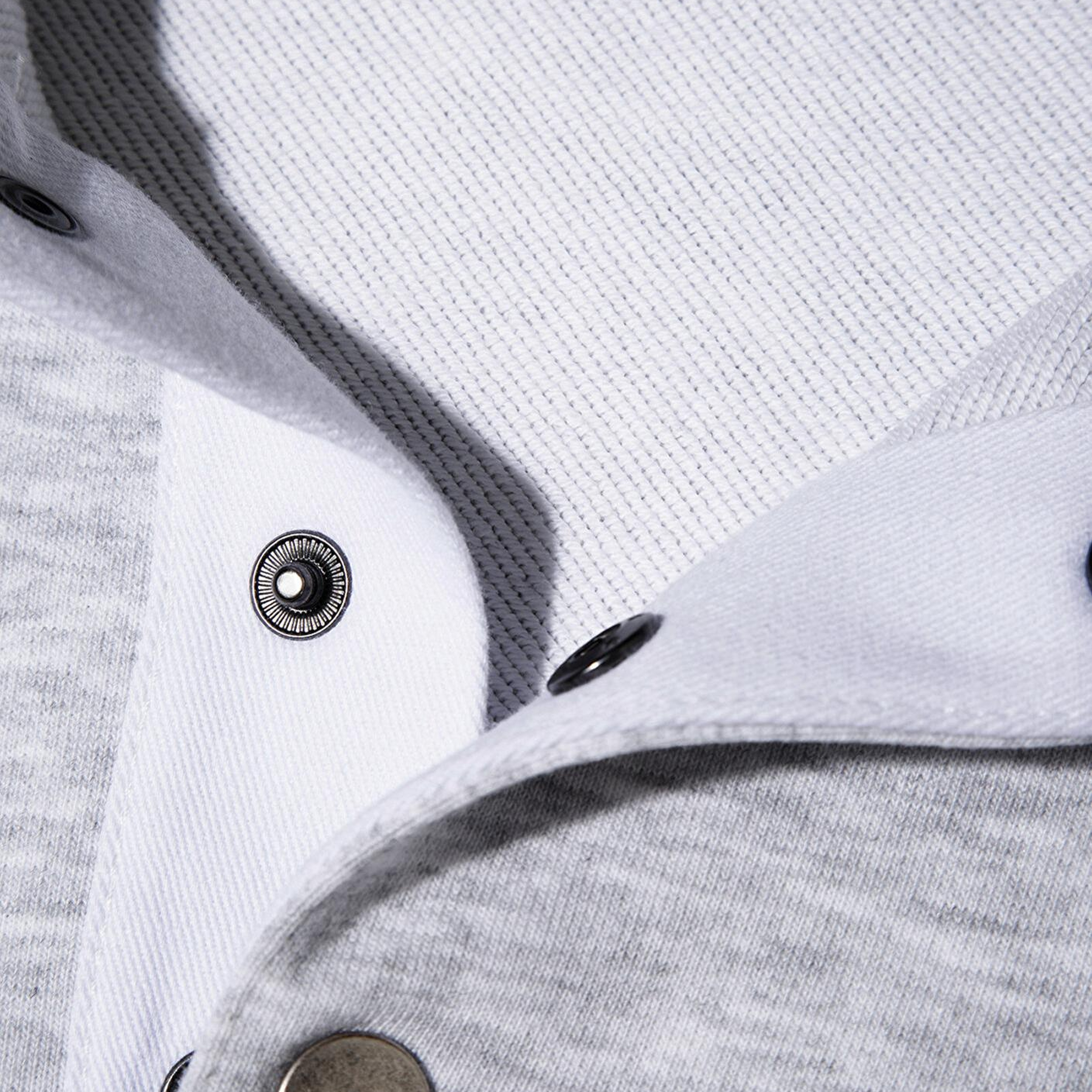 Mavi Polo Yaka Gri Sweatshirt 0S10390-82498