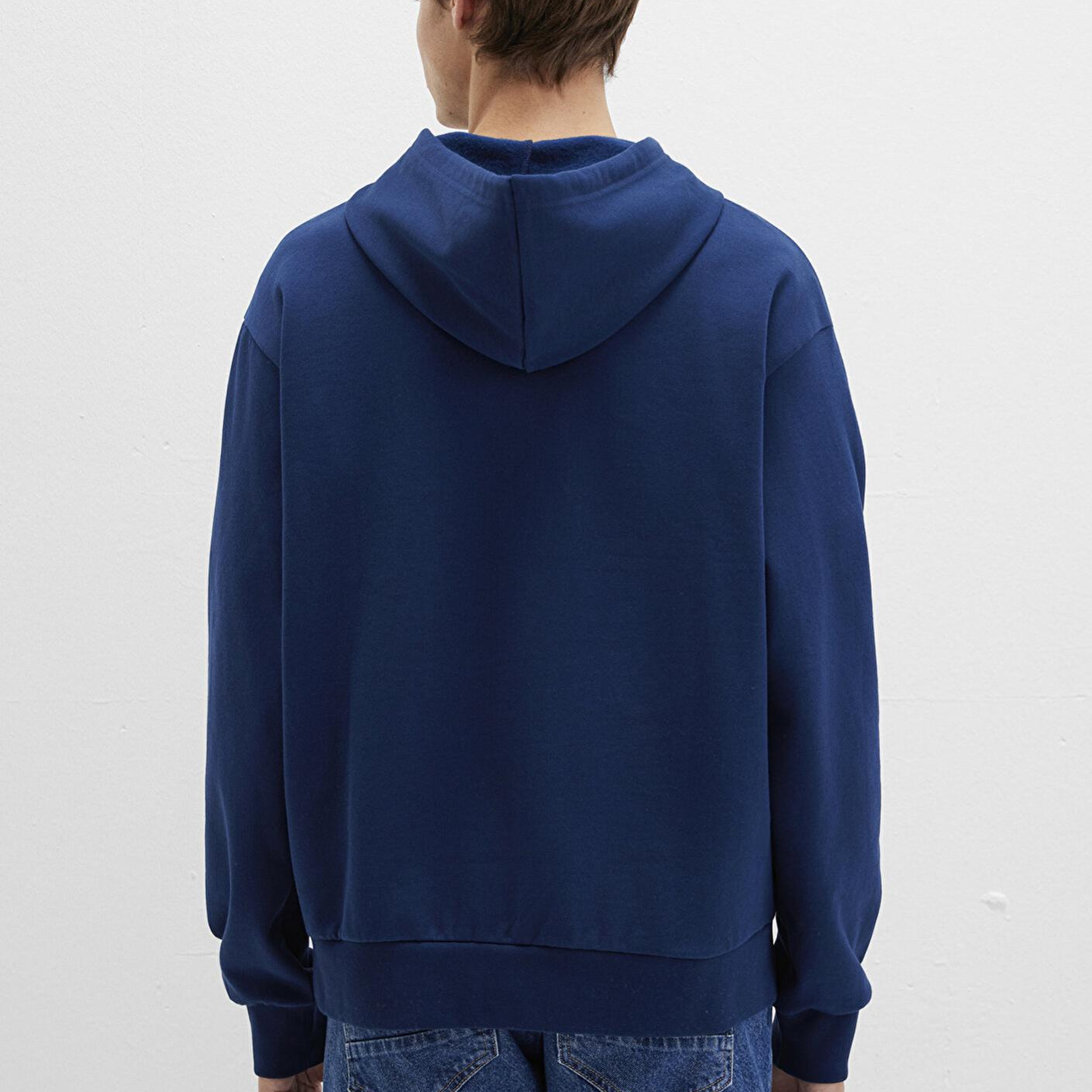 Mavi Mavi Baskılı Kapüşonlu Lacivert Sweatshirt 0S10397-89353