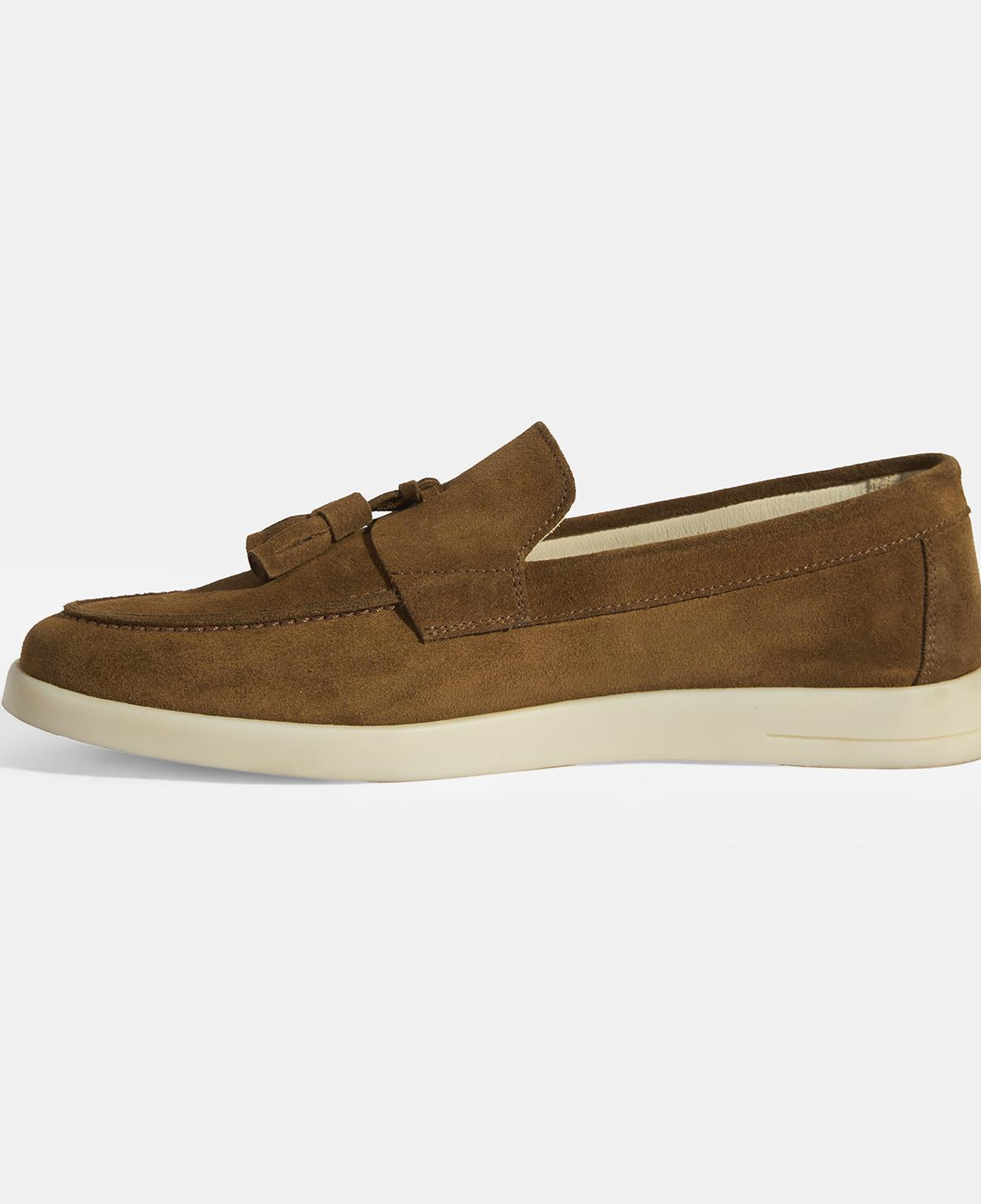 Kahve Erkek Süet Püsküllü Loafer