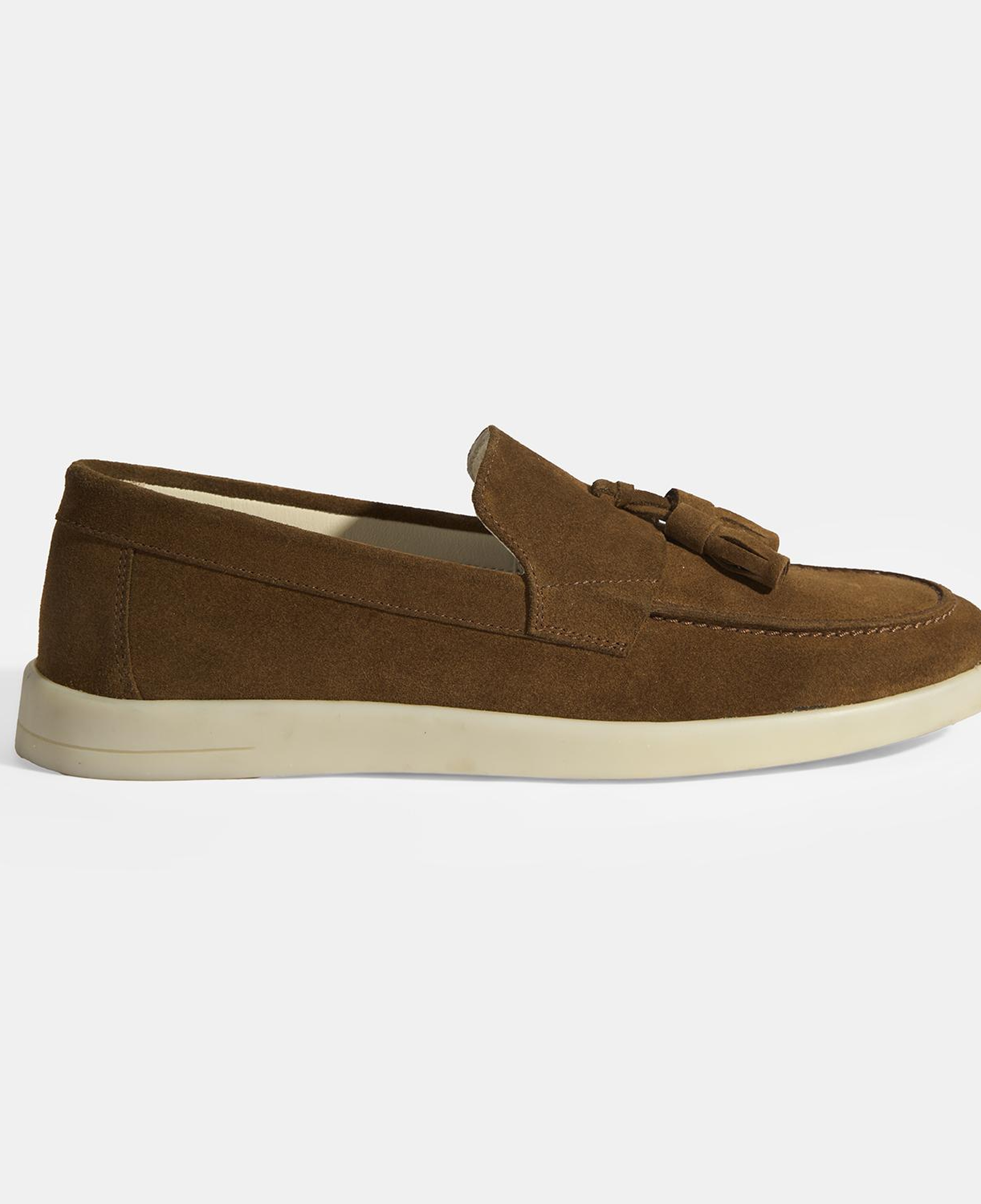 Kahve Erkek Süet Püsküllü Loafer