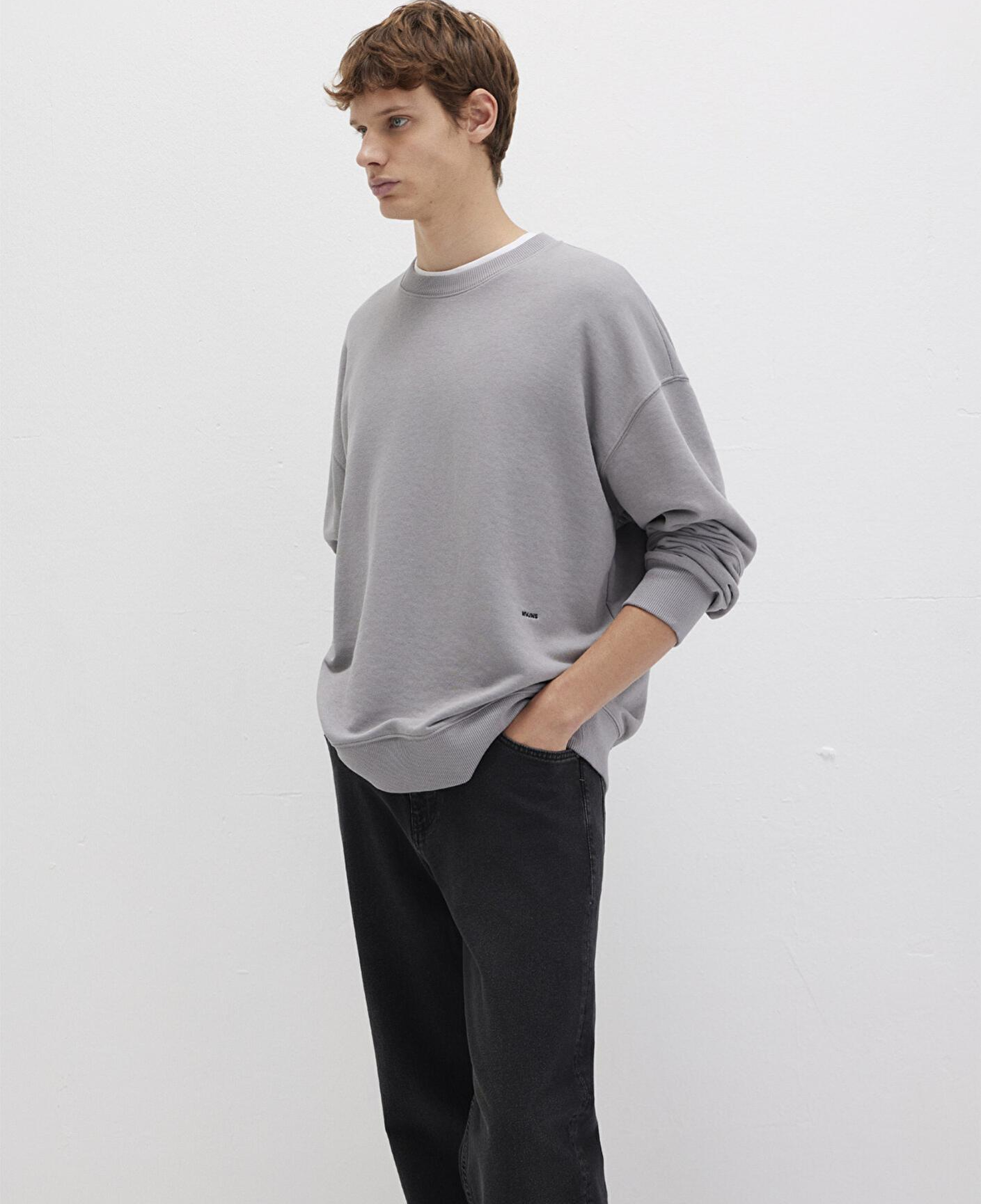 Mavi Bisiklet Yaka Gri Sweatshirt 0S10404-70076