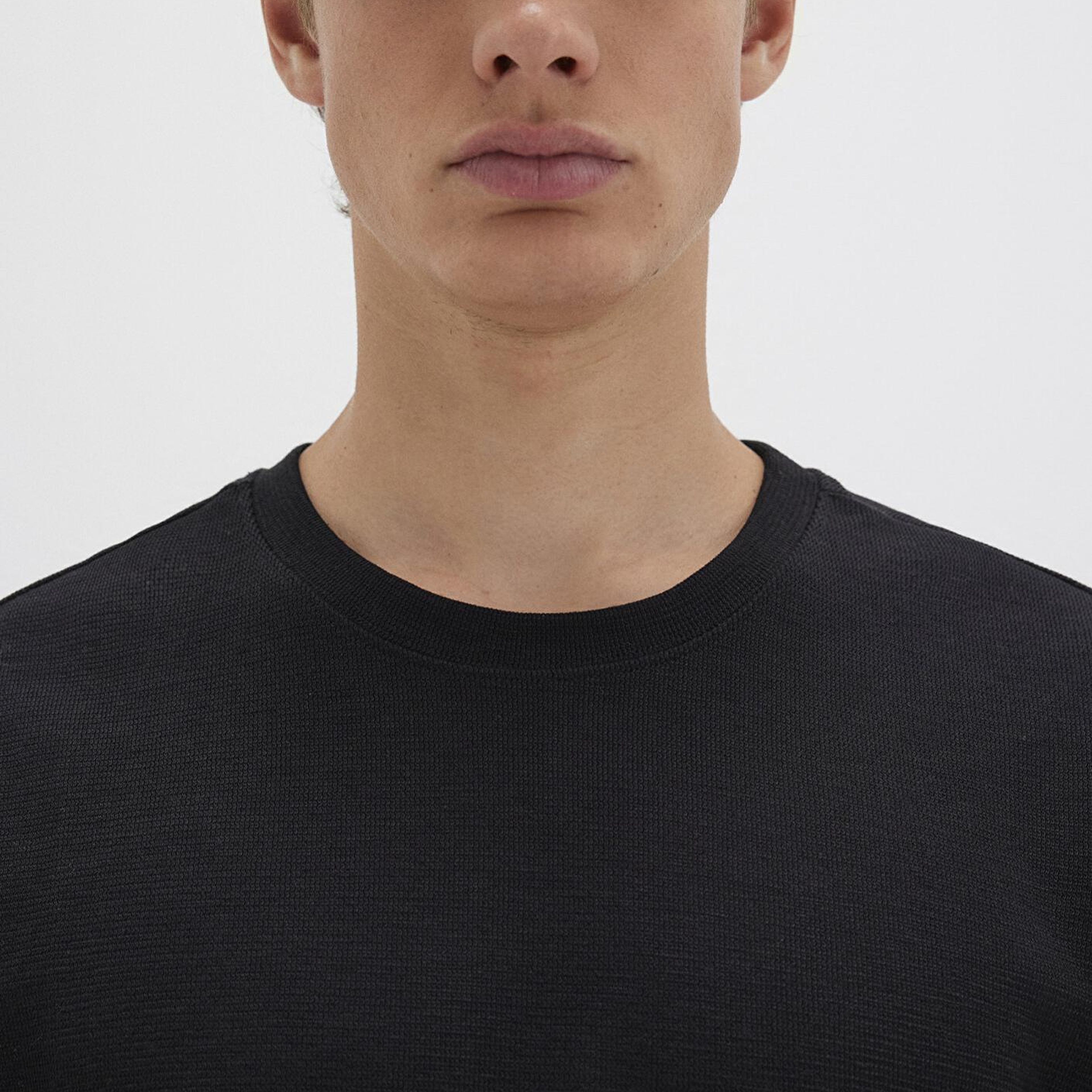 Mavi Siyah Basic Tişört Loose Fit / Bol Rahat Kesim 0612910-900